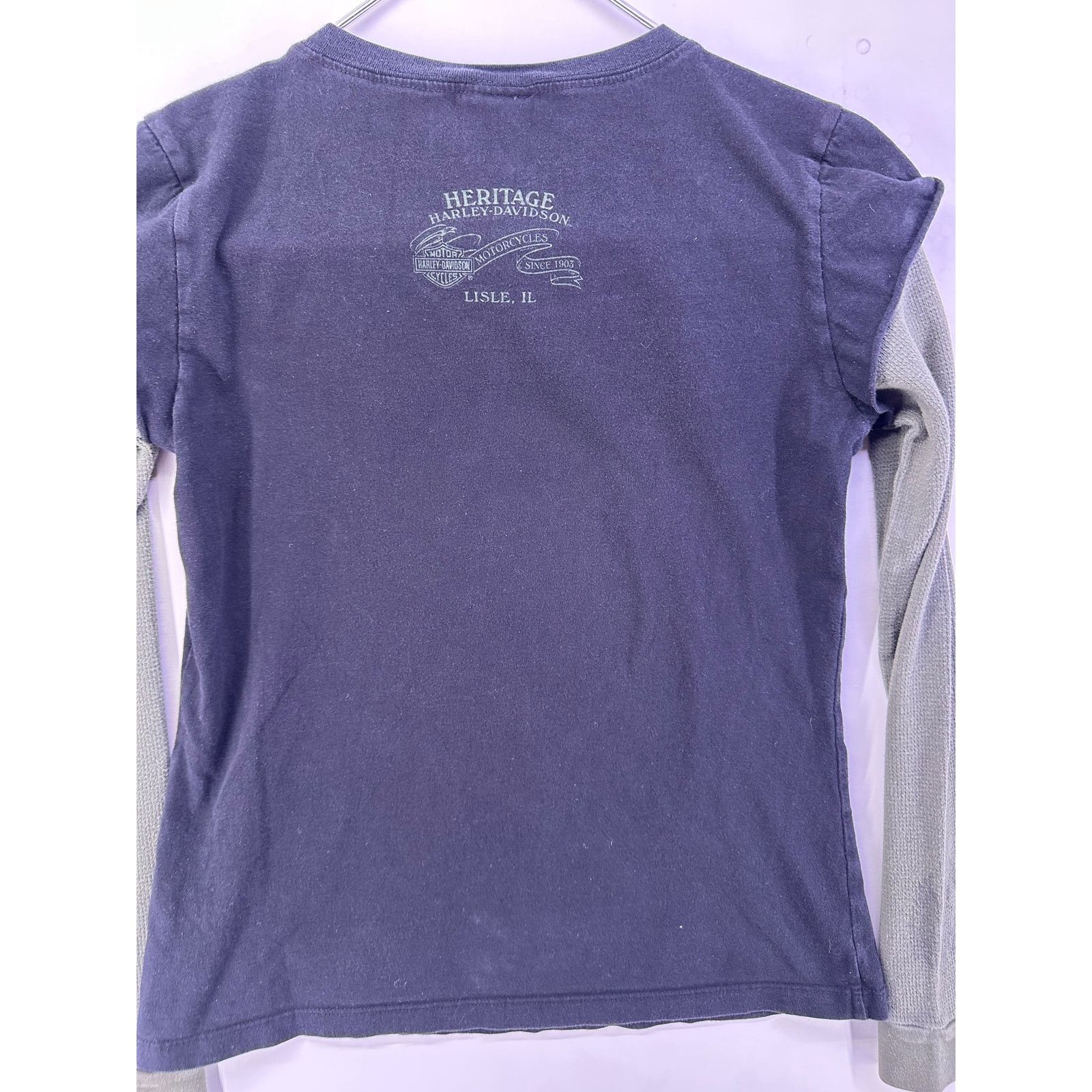 Harley Davidson 2007 Harley Davidson Womens Longsleeve Lisle IL Size Medium Size M / US 6-8 / IT 42-44 - 7 Thumbnail
