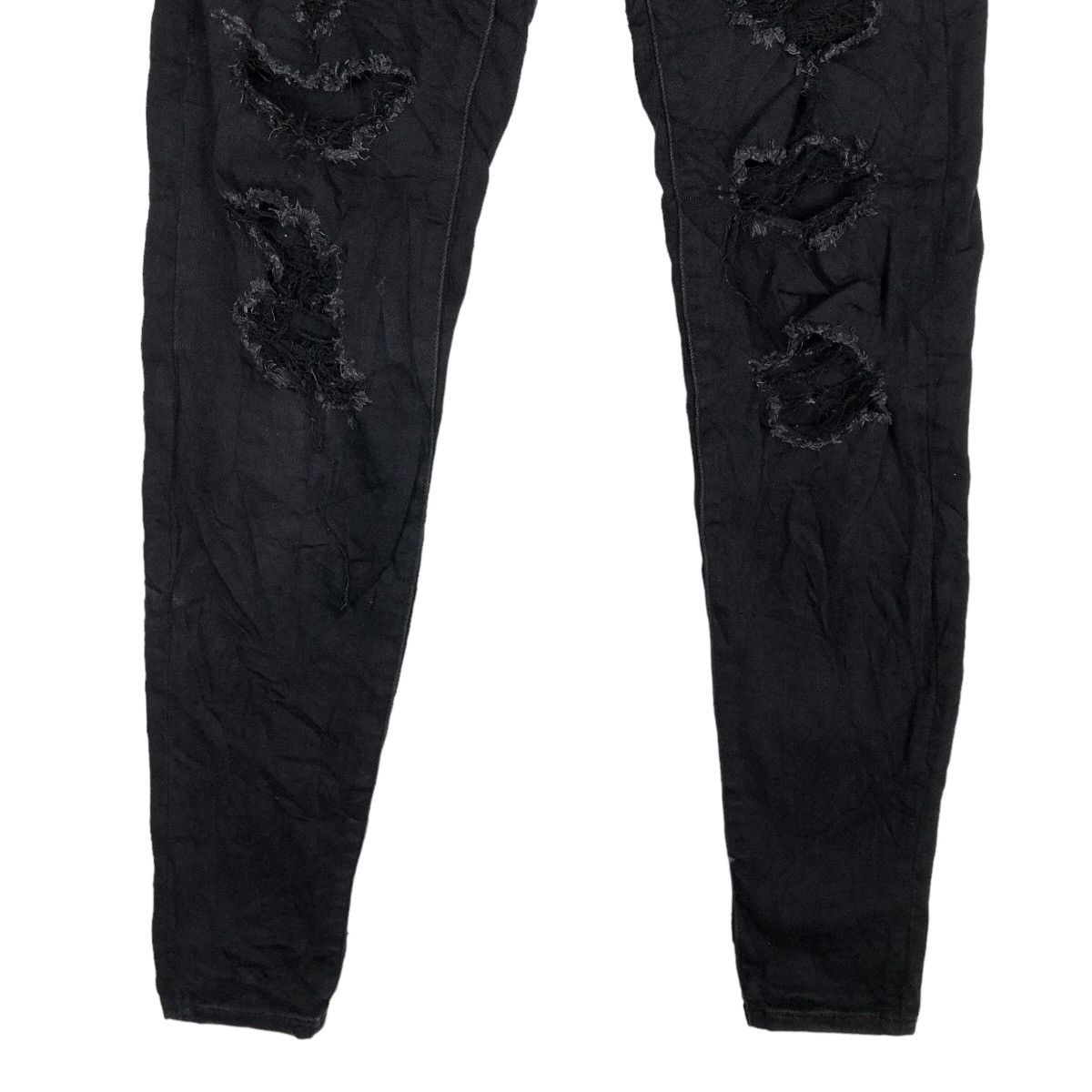 Japanese Brand 🔥RAFF SIMONS INSPIRE STYLE DESIGN DISTRESSED DENIM AMERICAN Size US 26 / EU 42 - 3 Thumbnail
