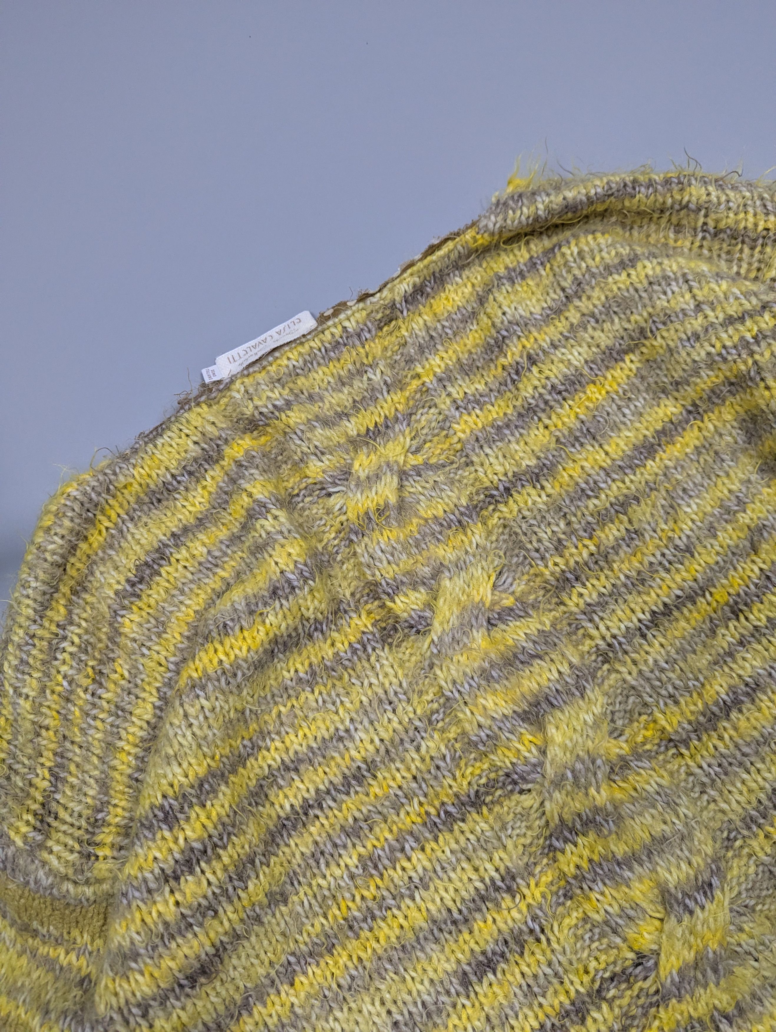 Elisa Cavaletti ELISA CAVALETTI VTG Archive Y2K Cropped Oversize Cardigan Size L / US 10 / IT 46 - 17 Thumbnail