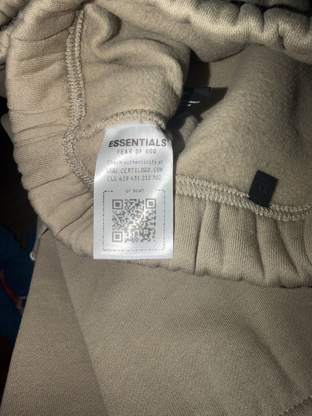 Fear of God Fear of God Essentials Fleece Sweatpants Desert Sand Size US 39 - 10 Thumbnail