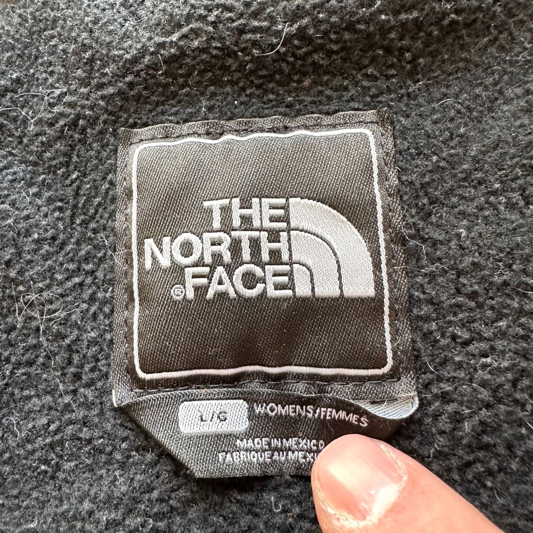 The North Face The North Face Jacket Womens Large Polartec Full Zip Mock Neck Fleece Black Size L / US 10 / IT 46 - 4 Thumbnail