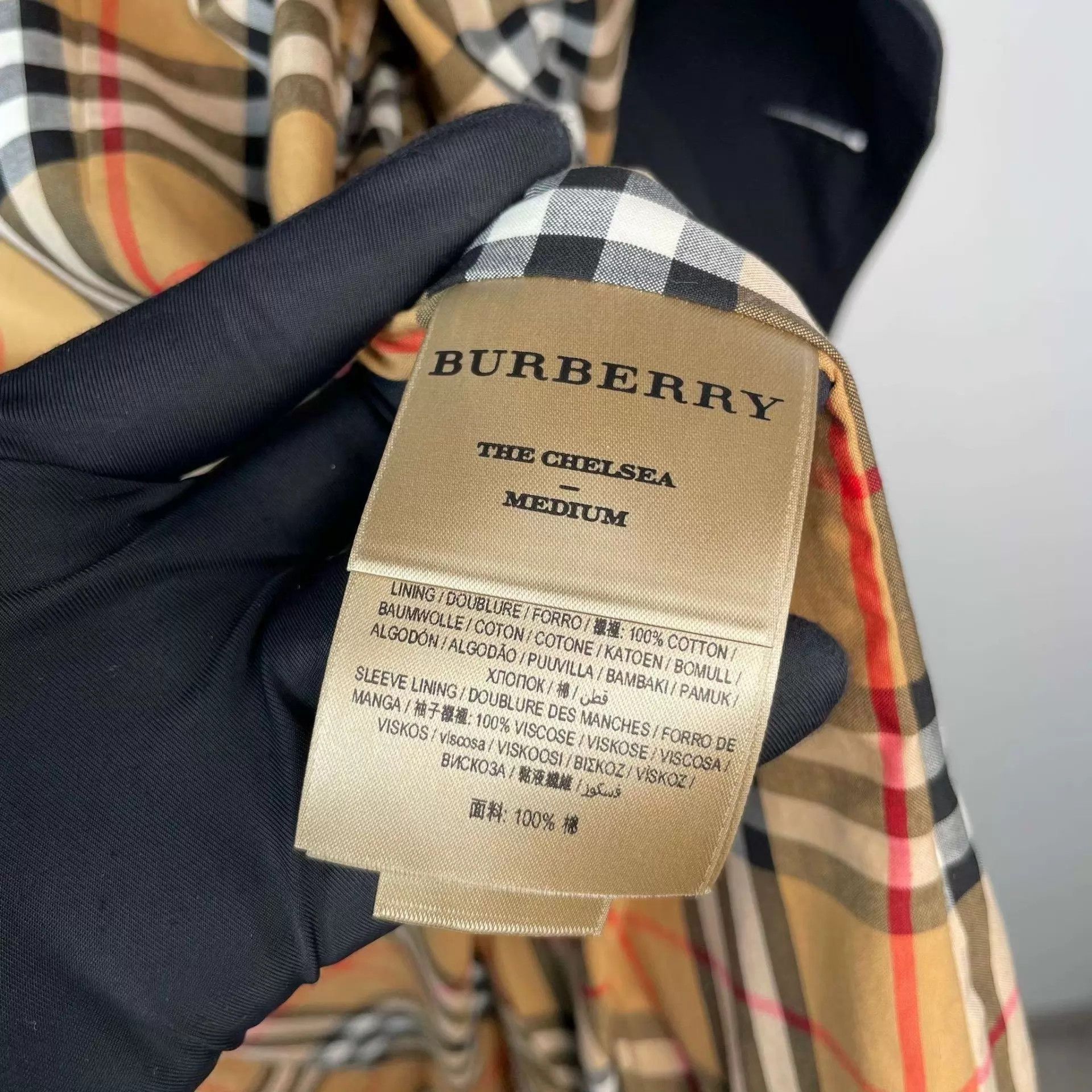 Burberry Burberry 95 New Women's Black Trench Coat 38 Size XS / US 0-2 / IT 36-38 - 8 Thumbnail