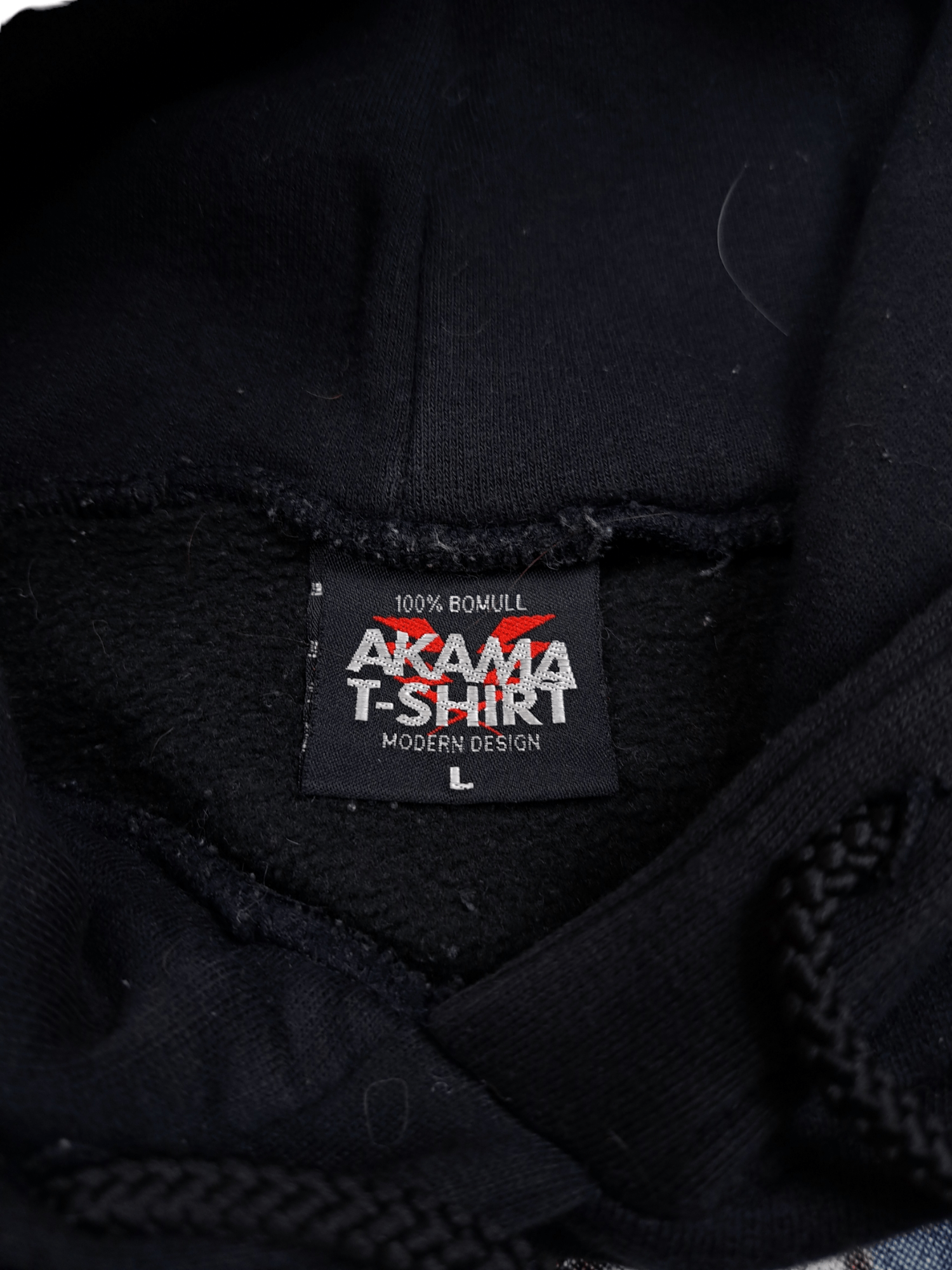 Vintage 💎 90's Vintage Animal Wolves Black Hoodie Sweatshirt Size L Size US L / EU 52-54 / 3 - 6 Thumbnail