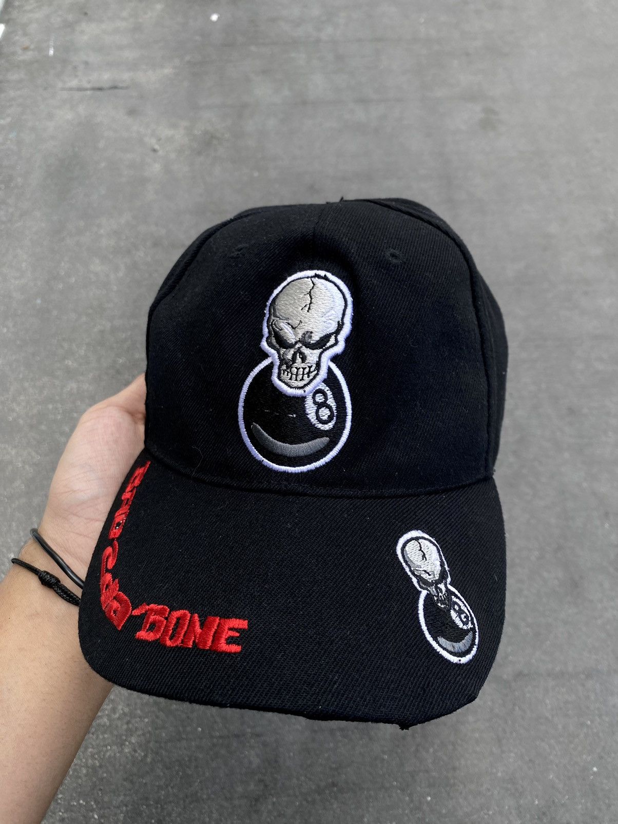 Crown Cap × Stussy Vintage Skull 8 Ball Cap | Grailed