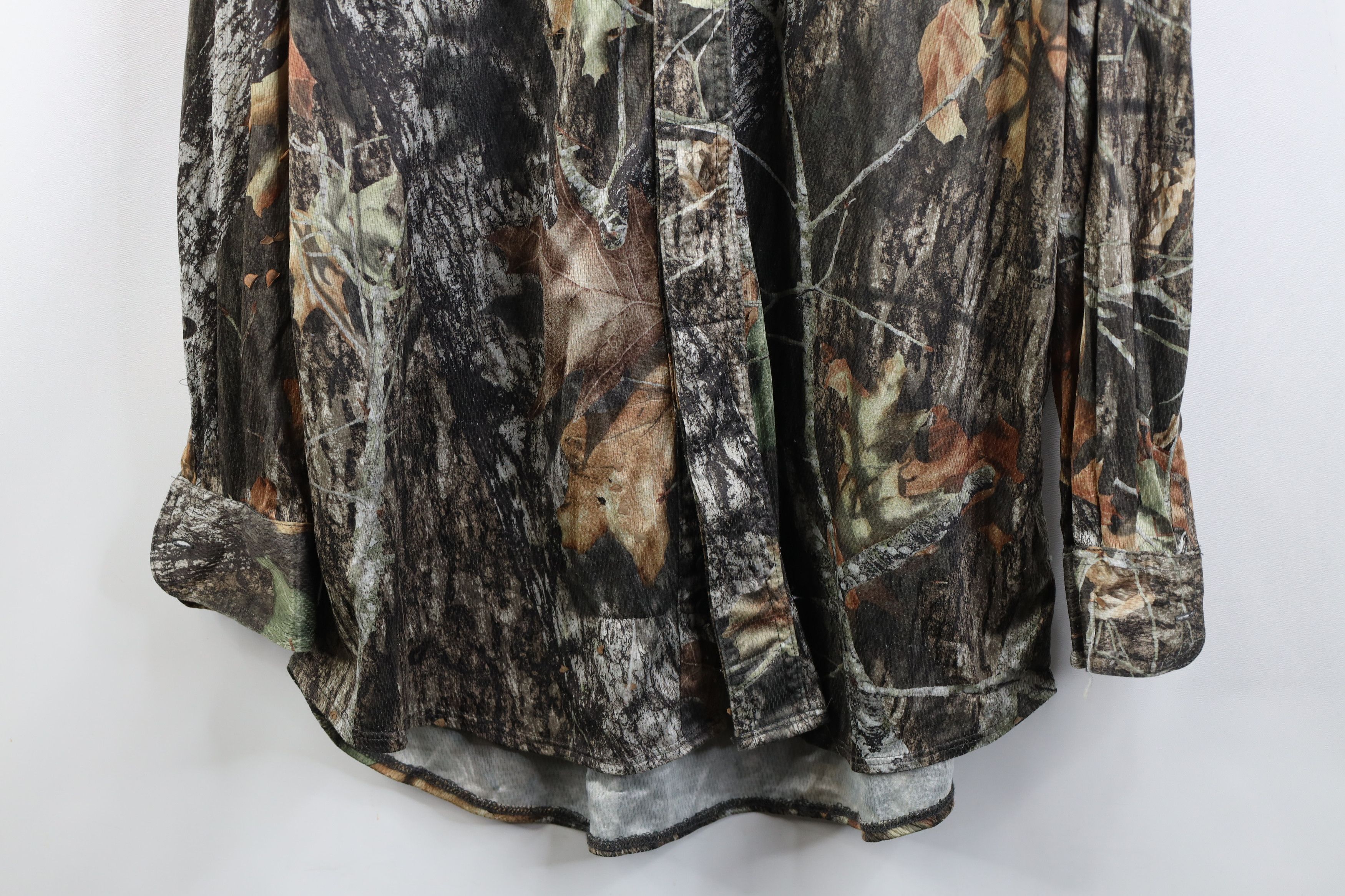 Vintage Vintage Y2K Streetwear Knit Camouflage Collared Button Shirt Size US L / EU 52-54 / 3 - 3 Thumbnail