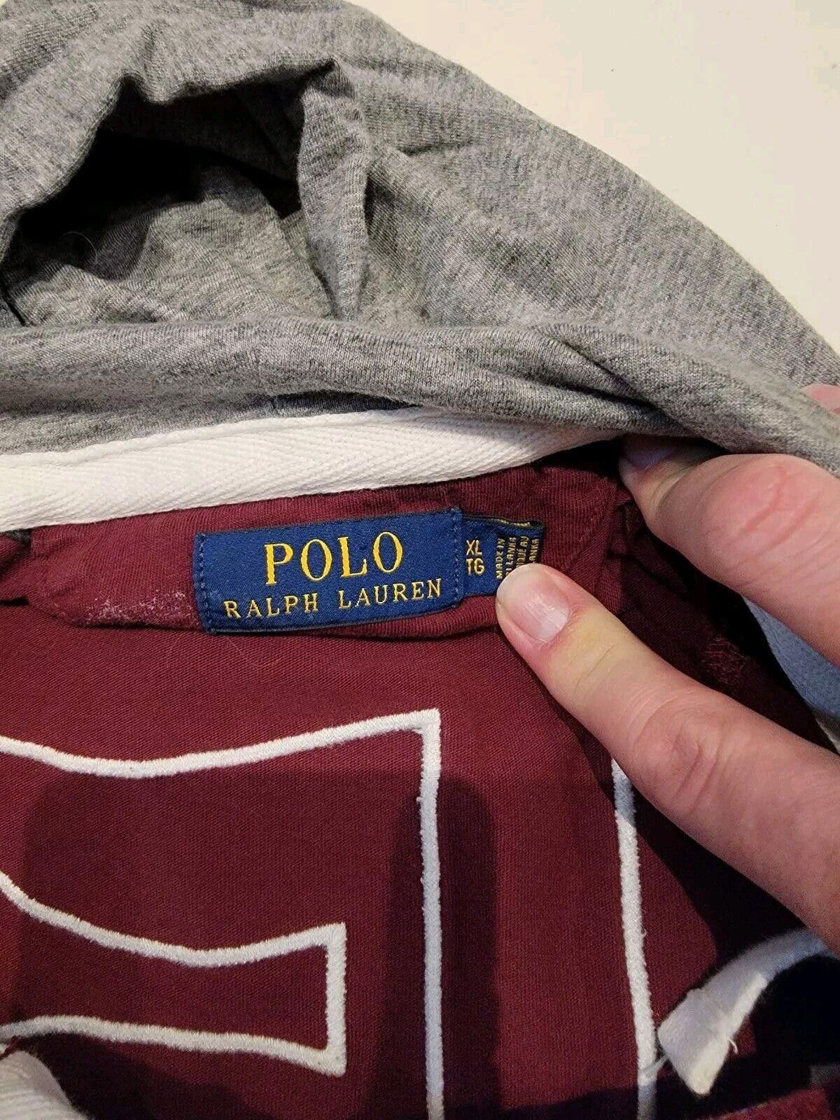 Polo Ralph Lauren Polo Ralph Lauren Mens Hoodie Rowing Double Scull Jersey XL Size US 36 / EU 52 - 5 Thumbnail