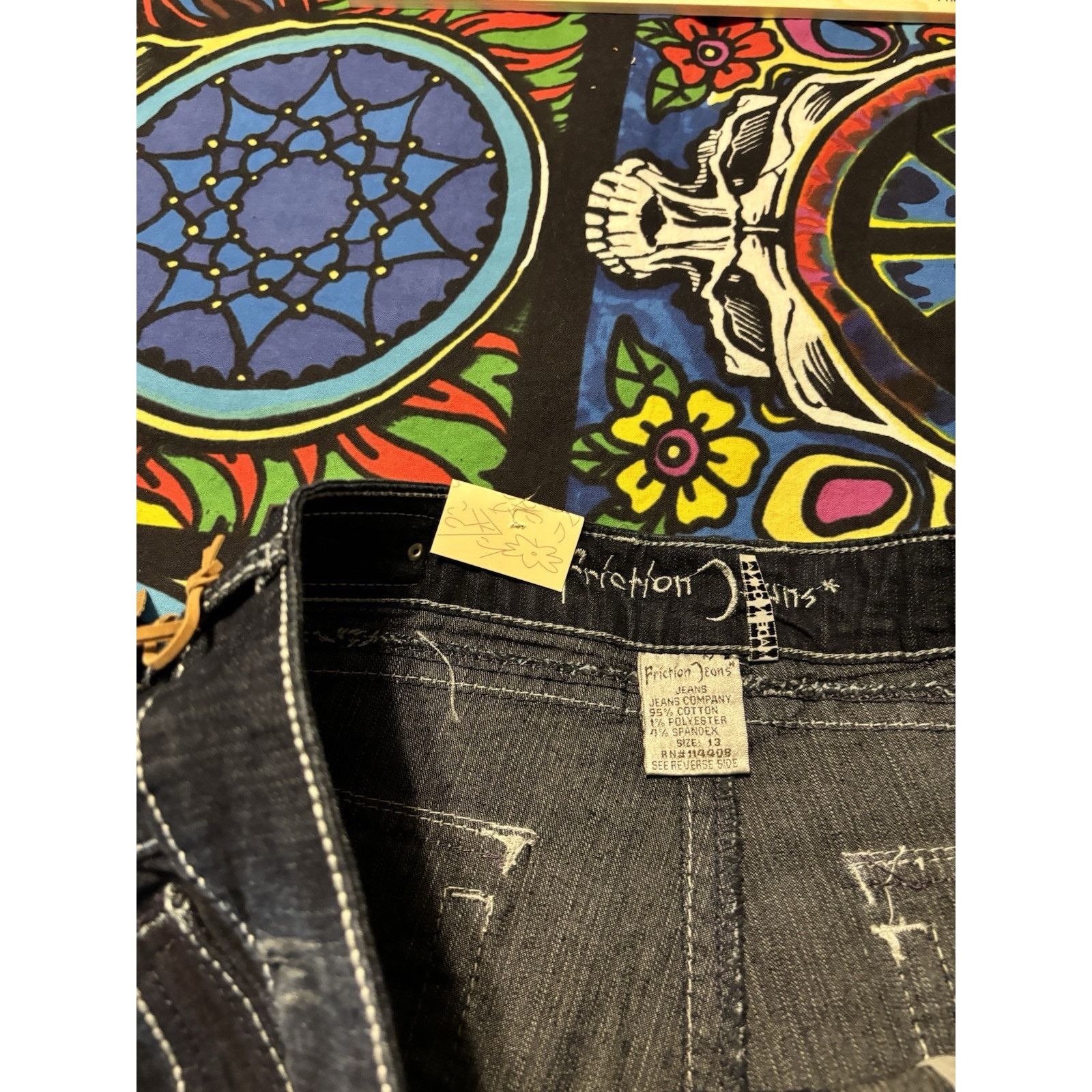 Vintage ladies shorts friction jeans 13 Size 36" / US 14 / IT 50 - 7 Thumbnail