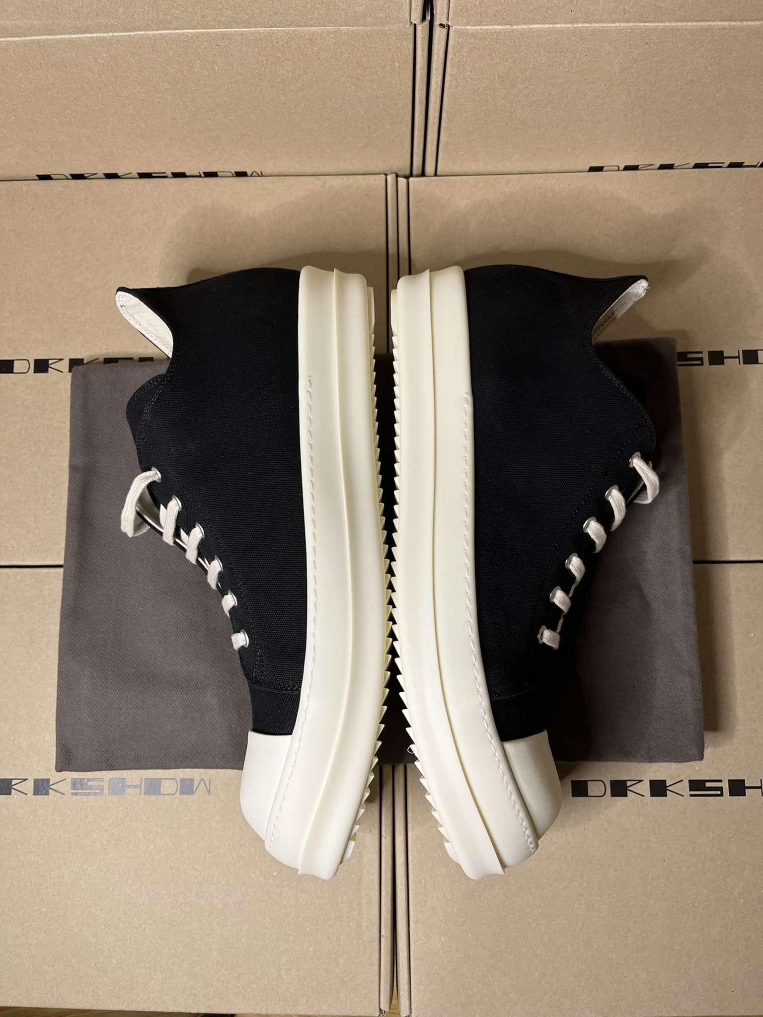 Rick Owens Drkshdw Rick Owens Drkshdw Ramones Low Sneaks Size US 8 / EU 41 - 6 Thumbnail