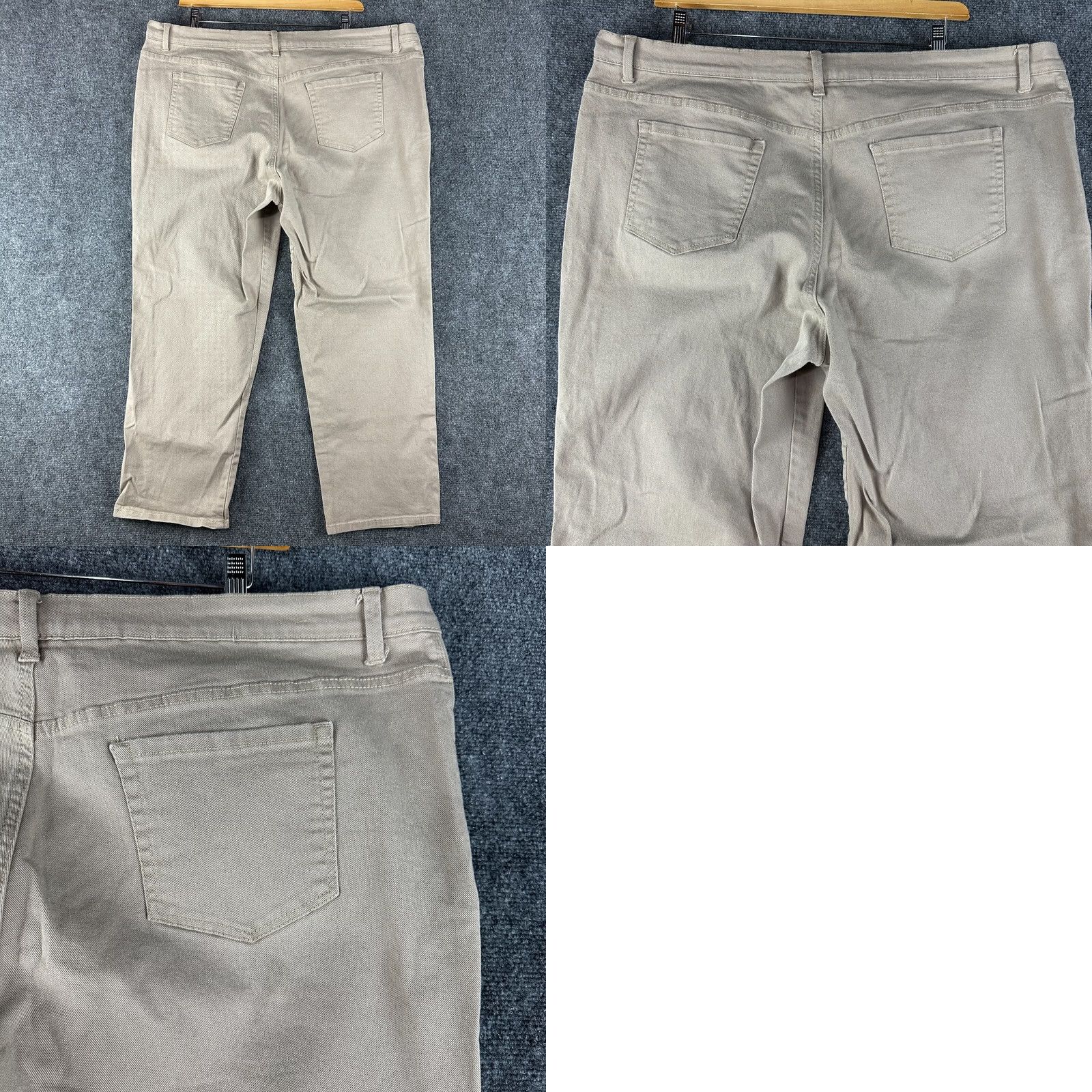 Gloria Vanderbilt Gloria Vanderbilt Jeans Womens 22W Amanda Tan Cotton Stretch Size 40" / US 18 - 8 Thumbnail