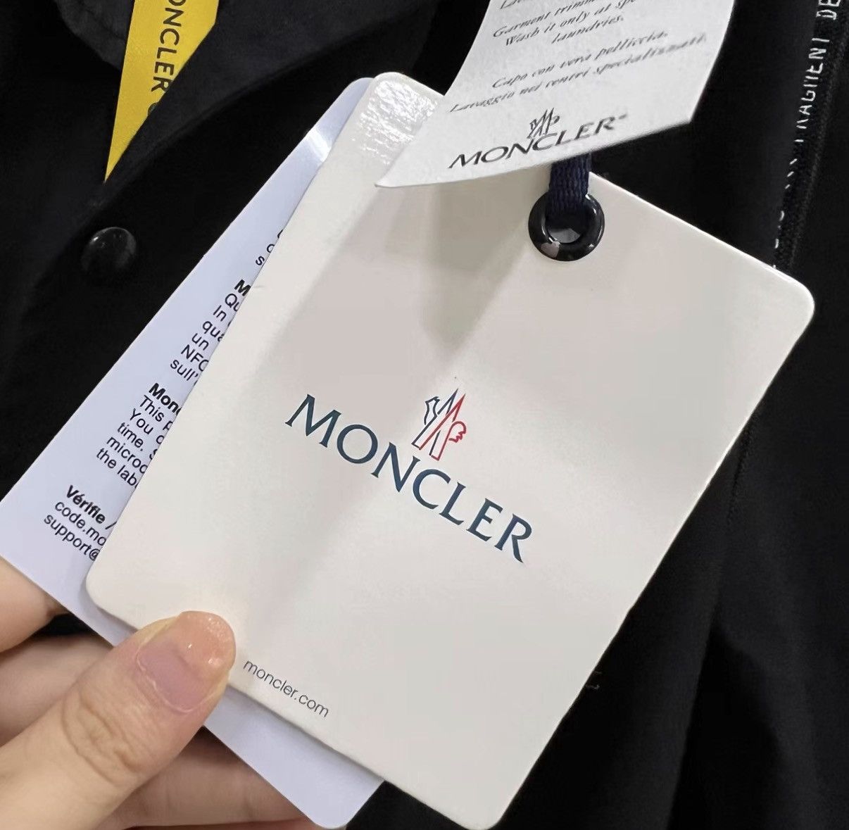 Moncler Moncler Logo Printed Spliced Jacket J41 Size US L / EU 52-54 / 3 - 5 Thumbnail