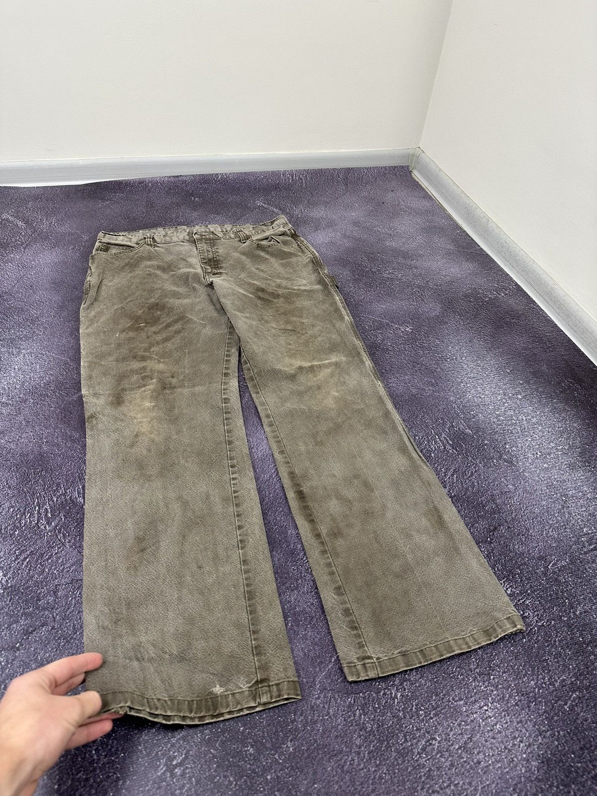 Dickies Vintage Dickies Baggy Cargo Faded Work Y2K Pants Jeans Size US 34 / EU 50 - 9 Thumbnail