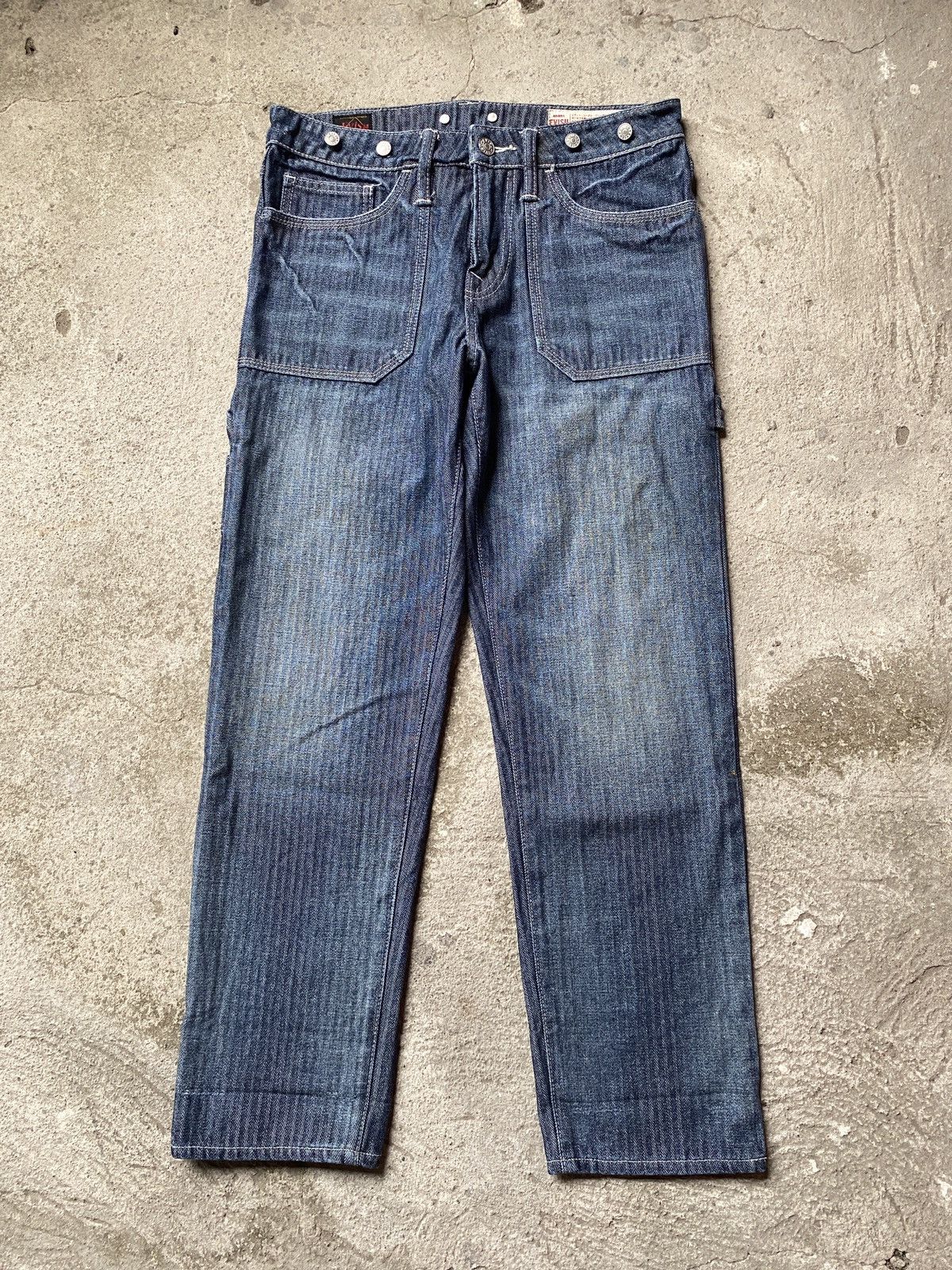 Evisu Evisu Seagull Big Logo Carpenter Pants Size 26" / US 2 / IT 38 - 1 Thumbnail