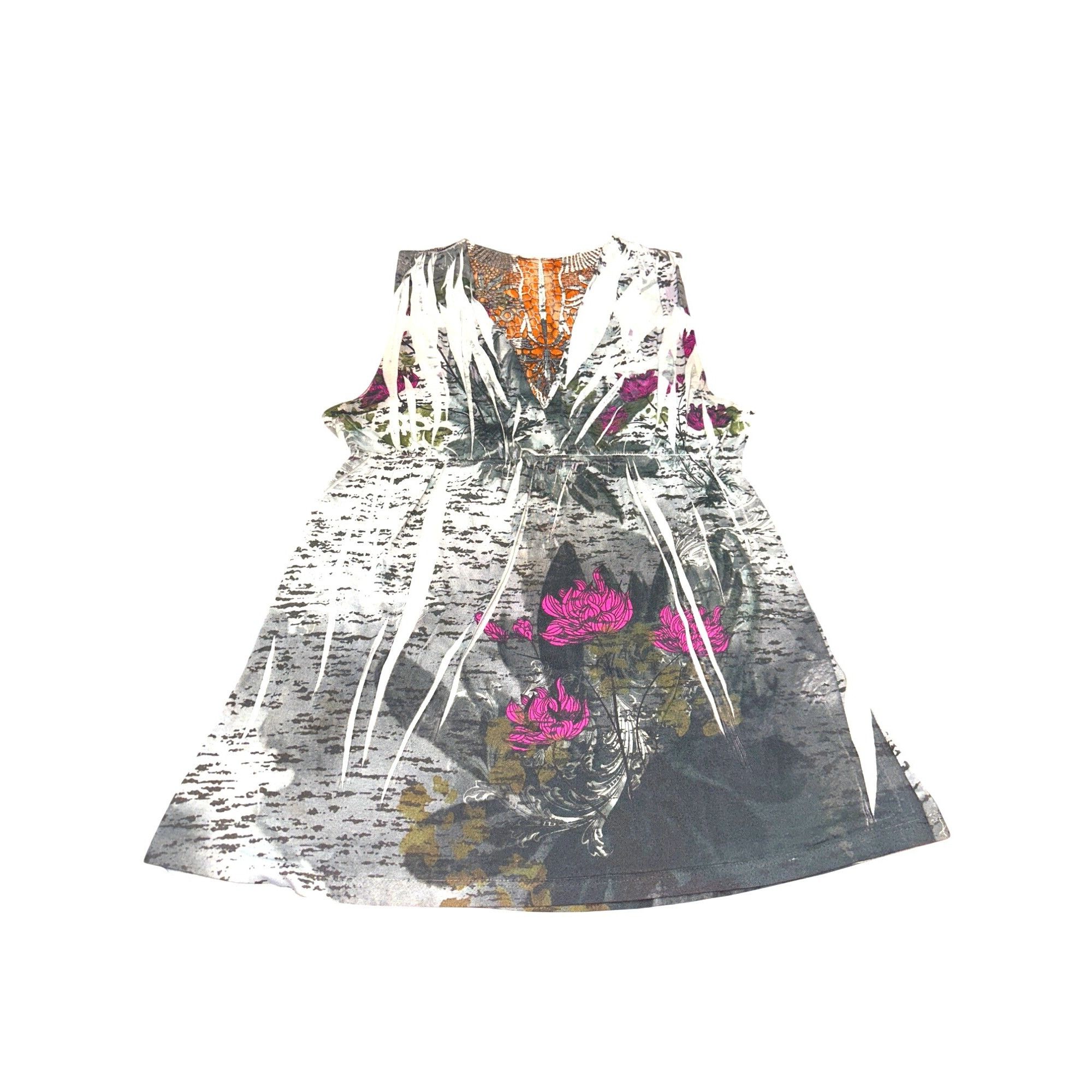 Other CCC Boho Style Floral Print Lace Back Sleeveless Tank Top Si Size XL / US 12-14 / IT 48-50 - 8 Thumbnail