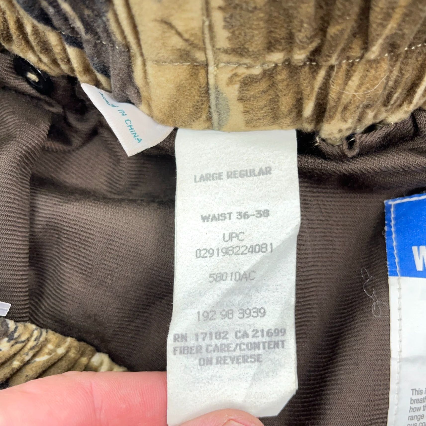 Walls VINTAGE Walls Camos Pants Men Large 32x30 Baggy Woods Advantage Water Pruf Leafs Lined Size US 33 - 3 Thumbnail