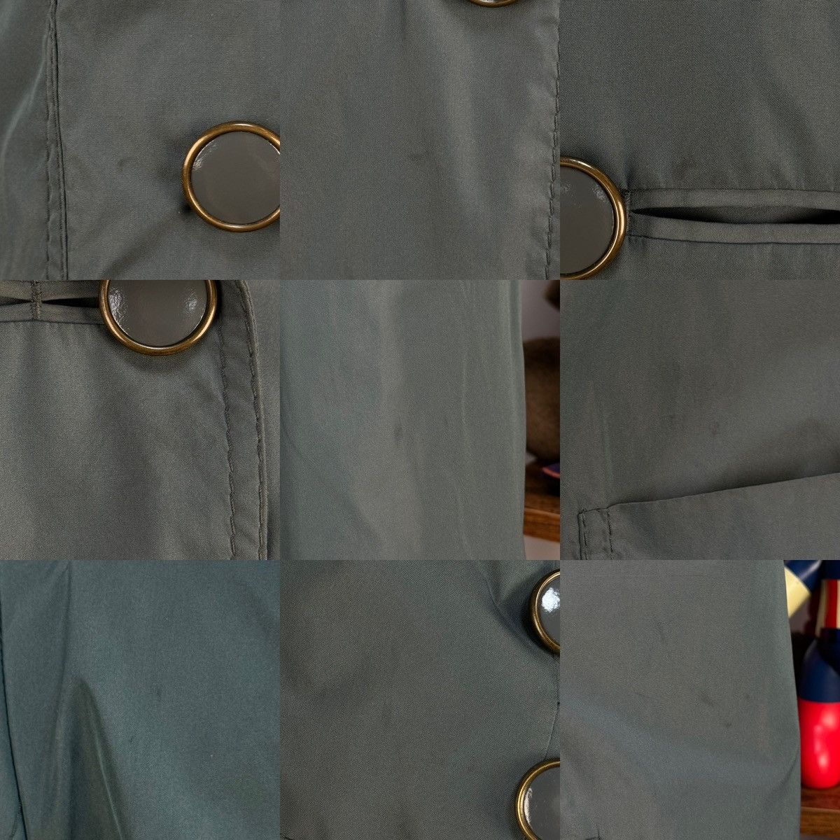 Stella McCartney × Vintage STELLA McCARTNEY 2008 Massive Button Belt Trench Jacket Size M / US 6-8 / IT 42-44 - 22 Thumbnail