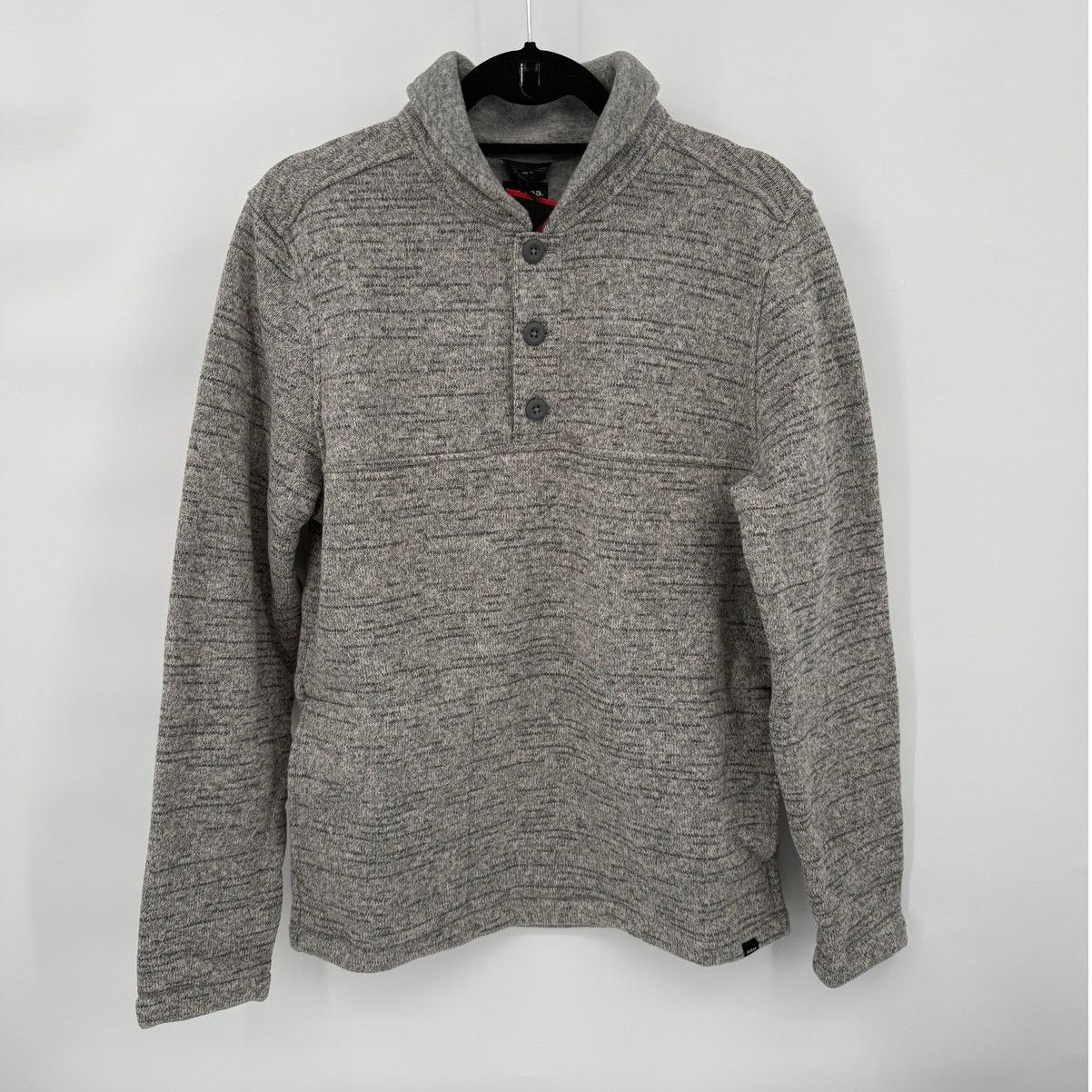 Prana NWT prAna Mens Tri Thermal Threads Henley Top Pockets Gray Size US S / EU 44-46 / 1 - 1 Thumbnail