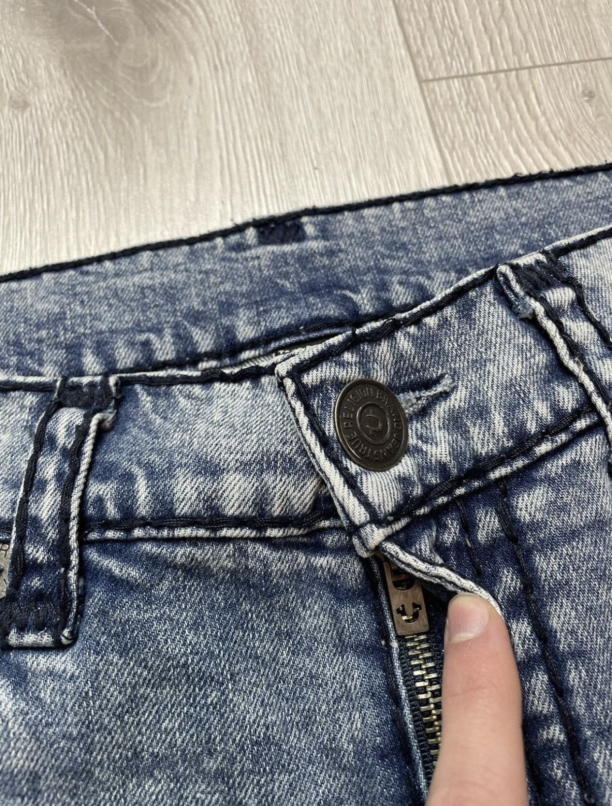 True Religion × Vintage True Religion Cool Distressed Vintage Jeans Size US 36 / EU 52 - 11 Thumbnail