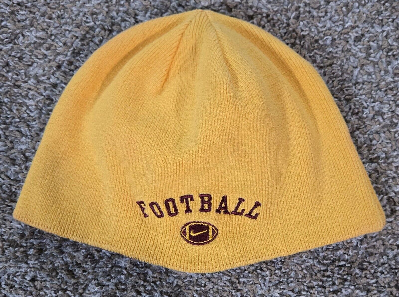 Nike Maroon And Yellow Nike Football Beanie Size ONE SIZE - 1 Thumbnail