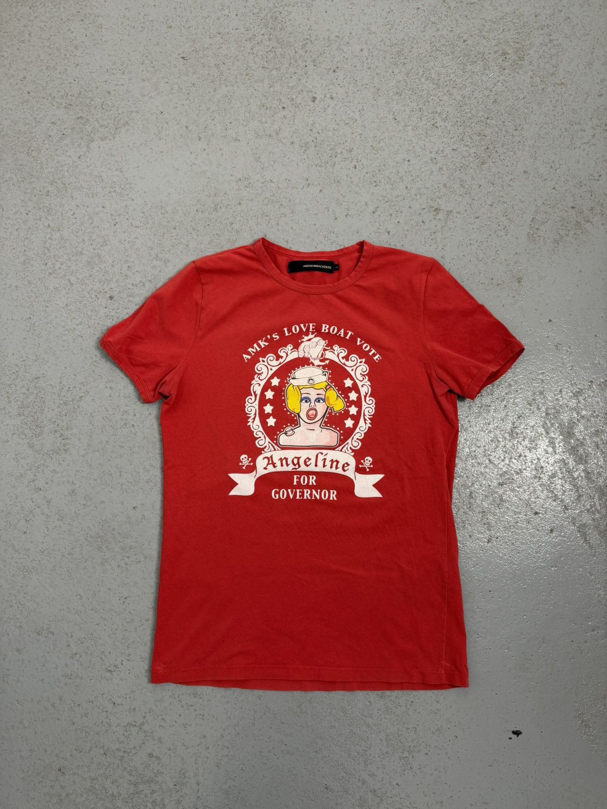 Andrew Mackenzie Vintage S/S 2005 Andrew Mackenzie AMK loves boat T-Shirt Size US L / EU 52-54 / 3 - 1 Thumbnail
