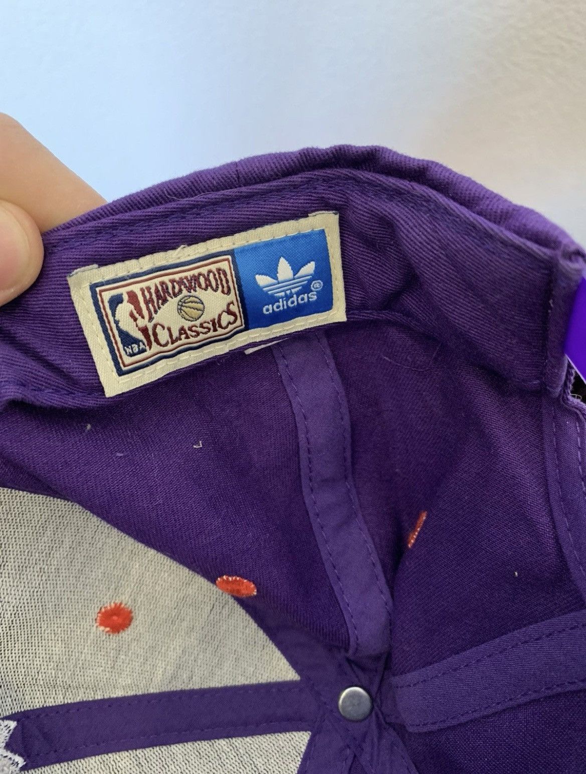 NBA 80’s Adidas Toronto Raptors Purple Cap Hat Size ONE SIZE - 5 Thumbnail