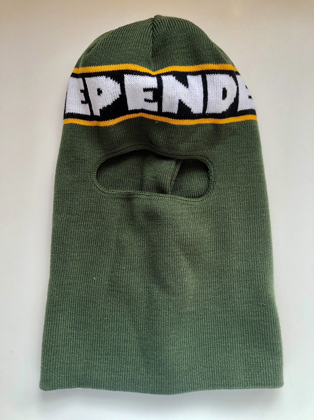 Independent Truck Co. Bar Logo Beanie Balaclava OLIVE Size ONE SIZE - 1 Thumbnail