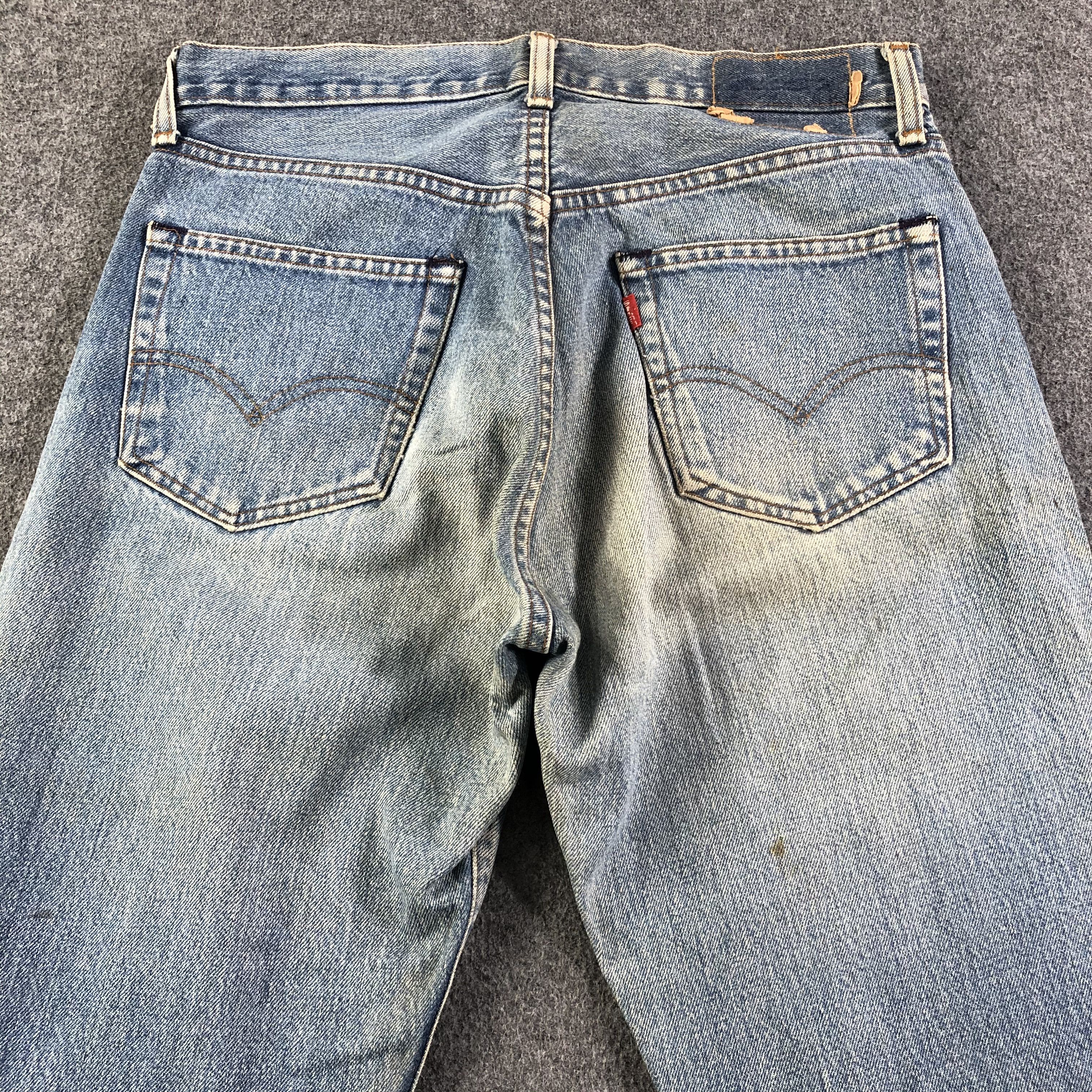 Levi's Vintage Levis 505 Jeans Medium Wash Denim -J2748 Size US 30 / EU 46 - 4 Thumbnail