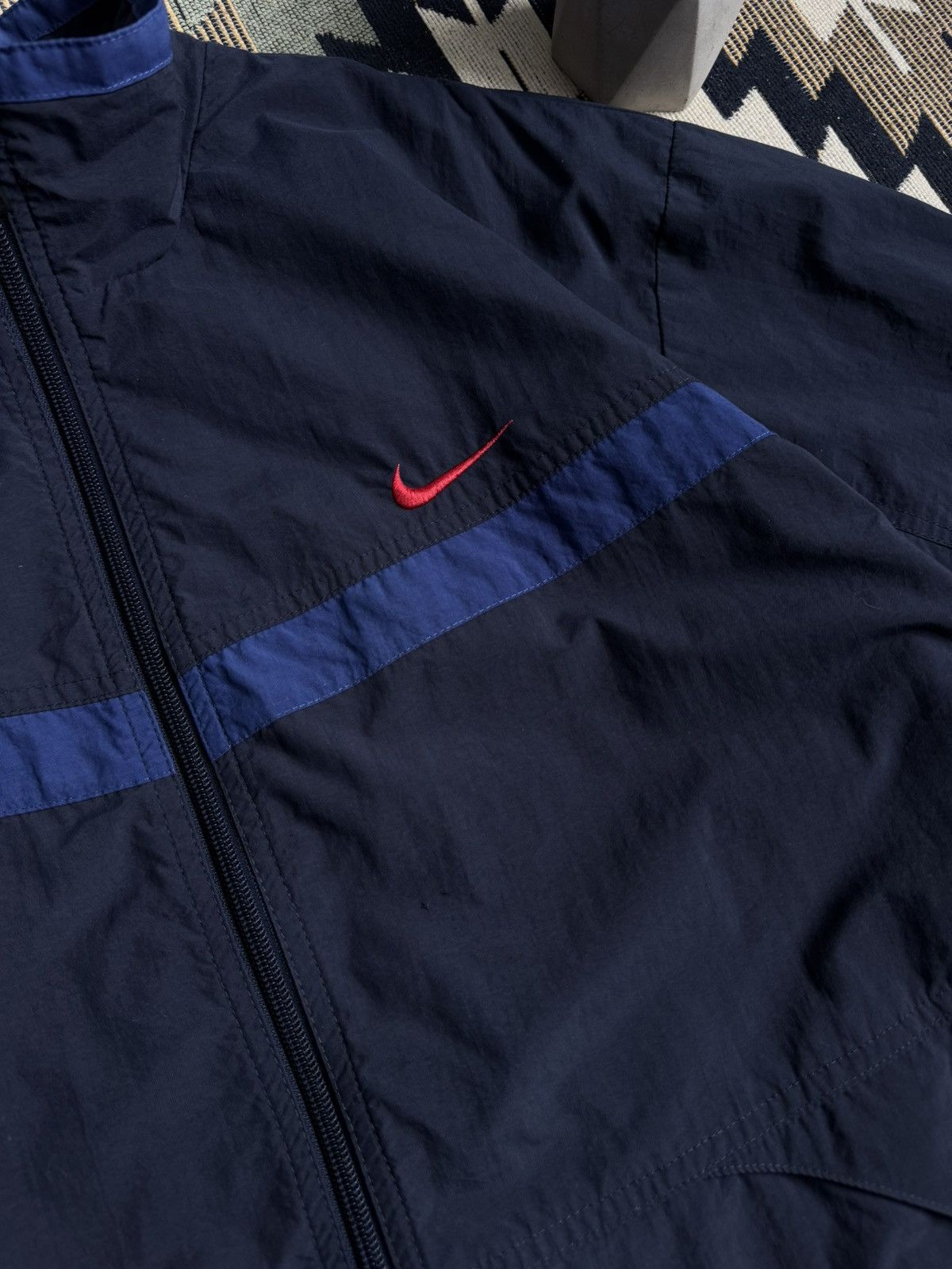 Nike Vintage Nike Nylon Y2K Track Jacket Size US M / EU 48-50 / 2 - 14 Thumbnail