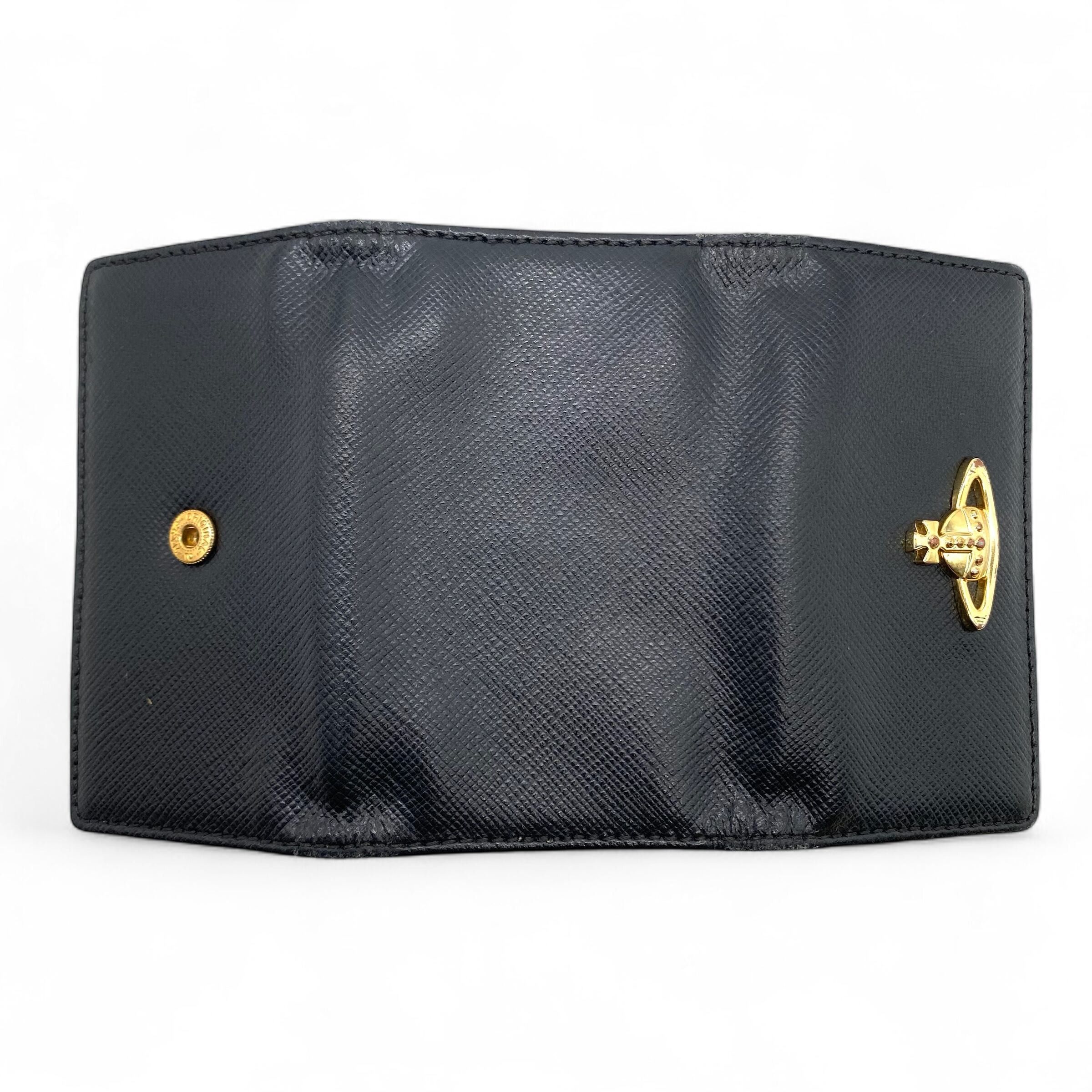 Vivienne Westwood Vivienne Westwood ORB Leather Key Case Black Size ONE SIZE - 4 Thumbnail