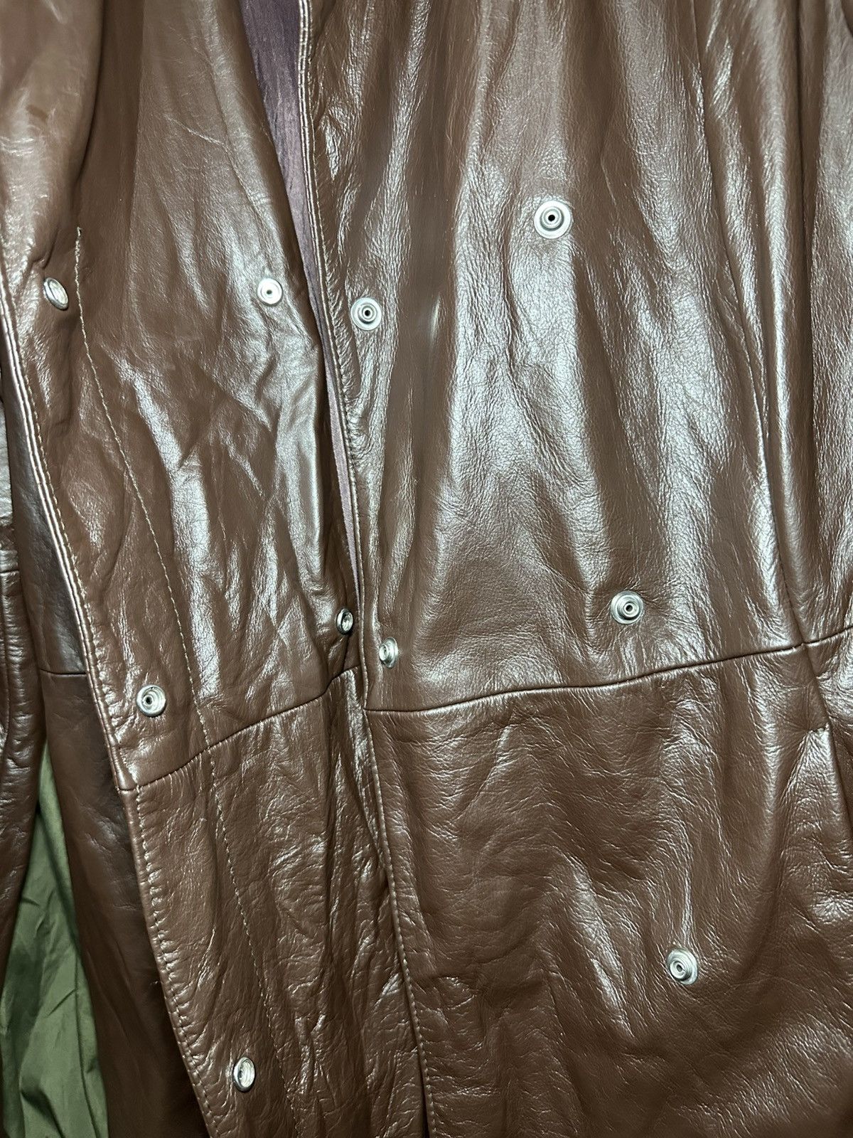 Sisley Sisley Genuine Leather Long Coat Size US S / EU 44-46 / 1 - 9 Thumbnail