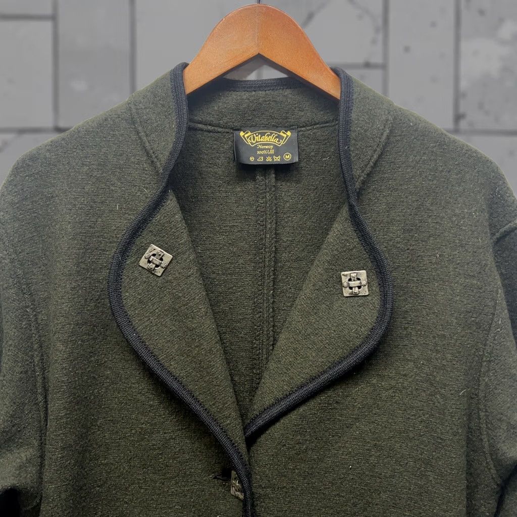 Vintage VINTAGE Vitabella Green 100% Wool Button Up Sweater Jacket Womens Size M Norway Cardigan Womens Size M / US 6-8 / IT 42-44 - 1 Thumbnail