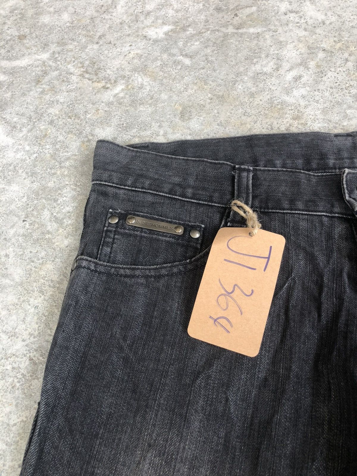 5351 POUR LES HOMMES 5351 Pour Les Hommes Flared Jeans Bootcut Distressed Size US 33 - 14 Thumbnail