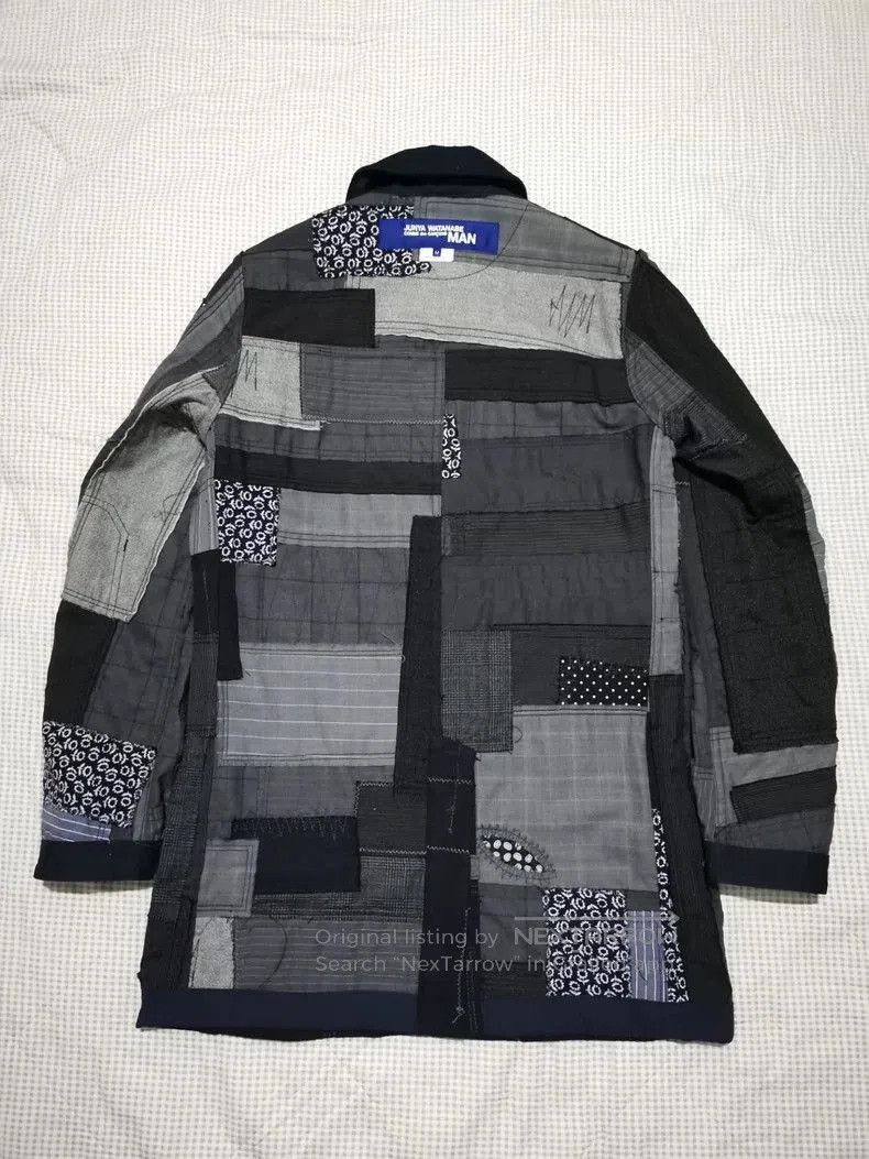 Junya Watanabe Junya Watanabe Boro Patchwork Double Coat. Size US M / EU 48-50 / 2 - 2 Thumbnail