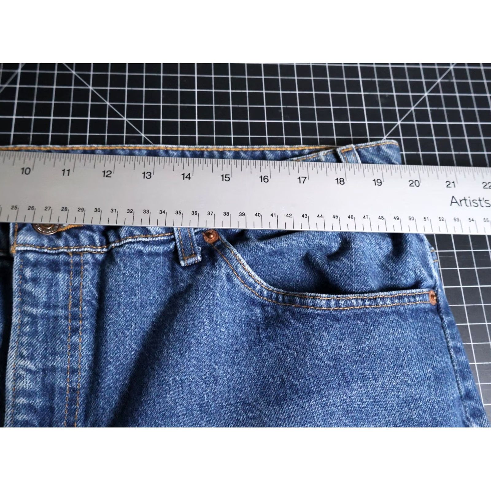 Levi's VINTAGE Levi's 517 Jeans Men Bootcut 1994 38 x 29 Blue Orange Tab VTG 90s Size US 38 / EU 54 - 7 Thumbnail