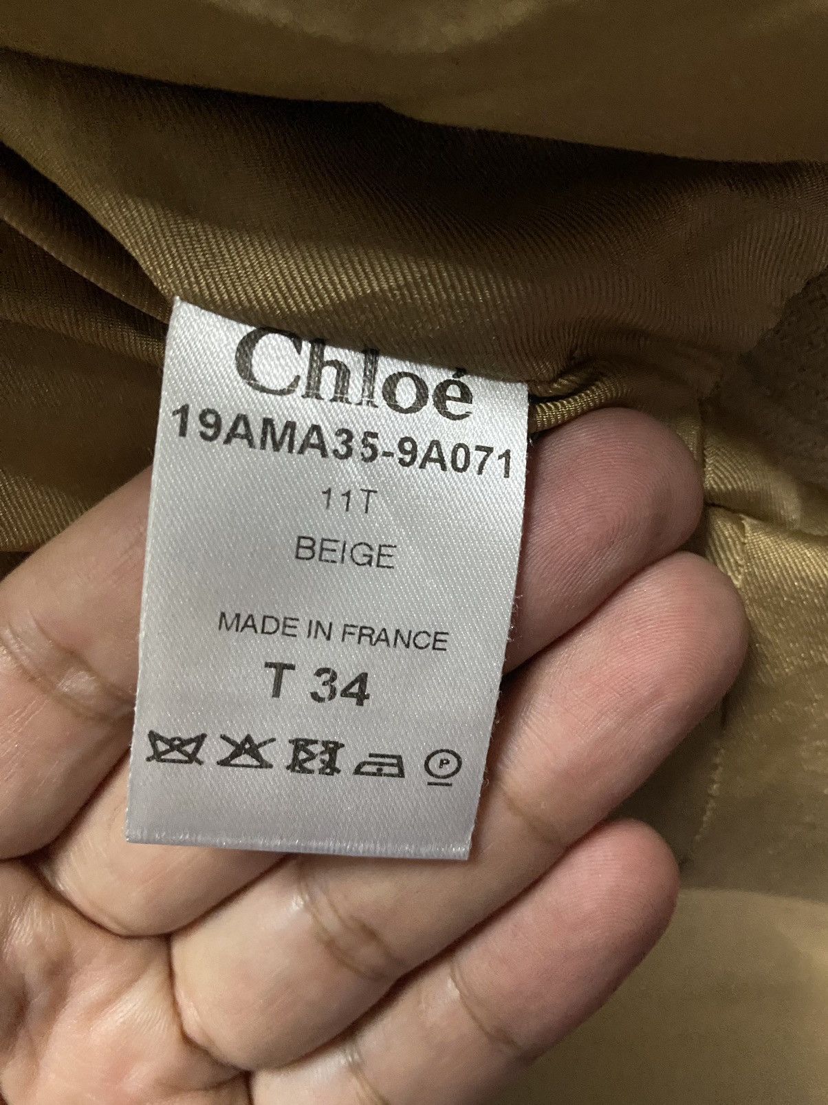 Chloe × Vintage Vintage Chloe Wool Trench Coats Size M / US 6-8 / IT 42-44 - 8 Thumbnail