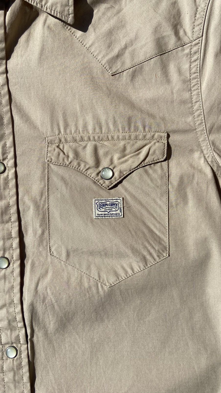 Vintage 🟤 Denim & Supply Ralph Lauren Shirt Pearl Short Sleeve tee🟤 Size US S / EU 44-46 / 1 - 2 Thumbnail