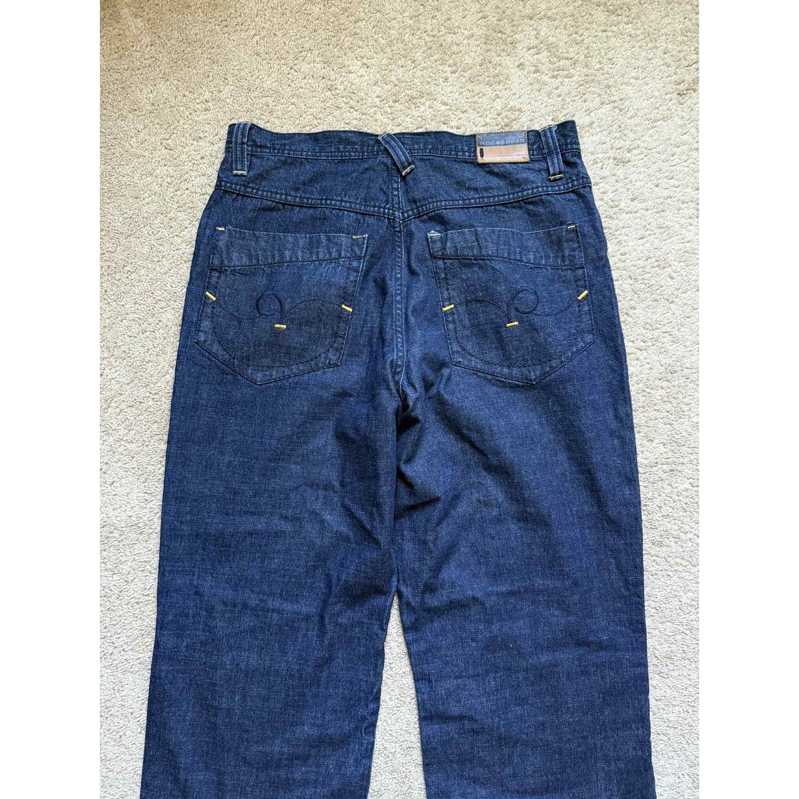 Rocawear Rocawear Straight Leg Workwear Jeans Blue Mens 34W x 34L Size US 34 / EU 50 - 7 Thumbnail