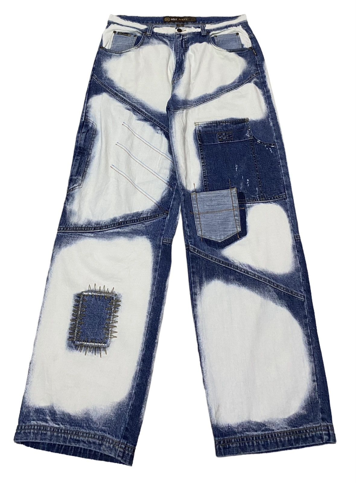 image of Archival Clothing x If Six Was Nine Design Vintage Noiz Rapper Hip Hop Baggy Jeans 2000S in Denim (