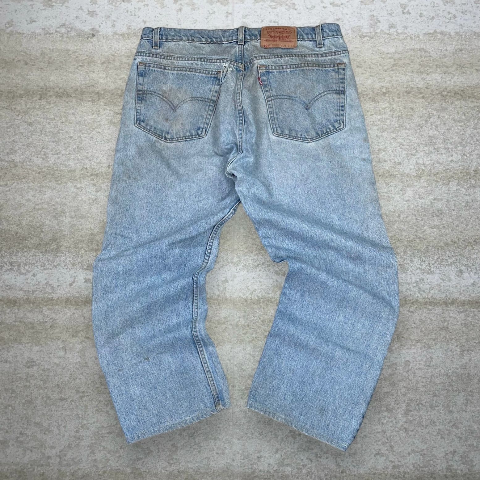 Levi's Vintage 90s Levis Jeans 38x26 Regular Straight Light Wash Size US 38 / EU 54 - 1 Thumbnail