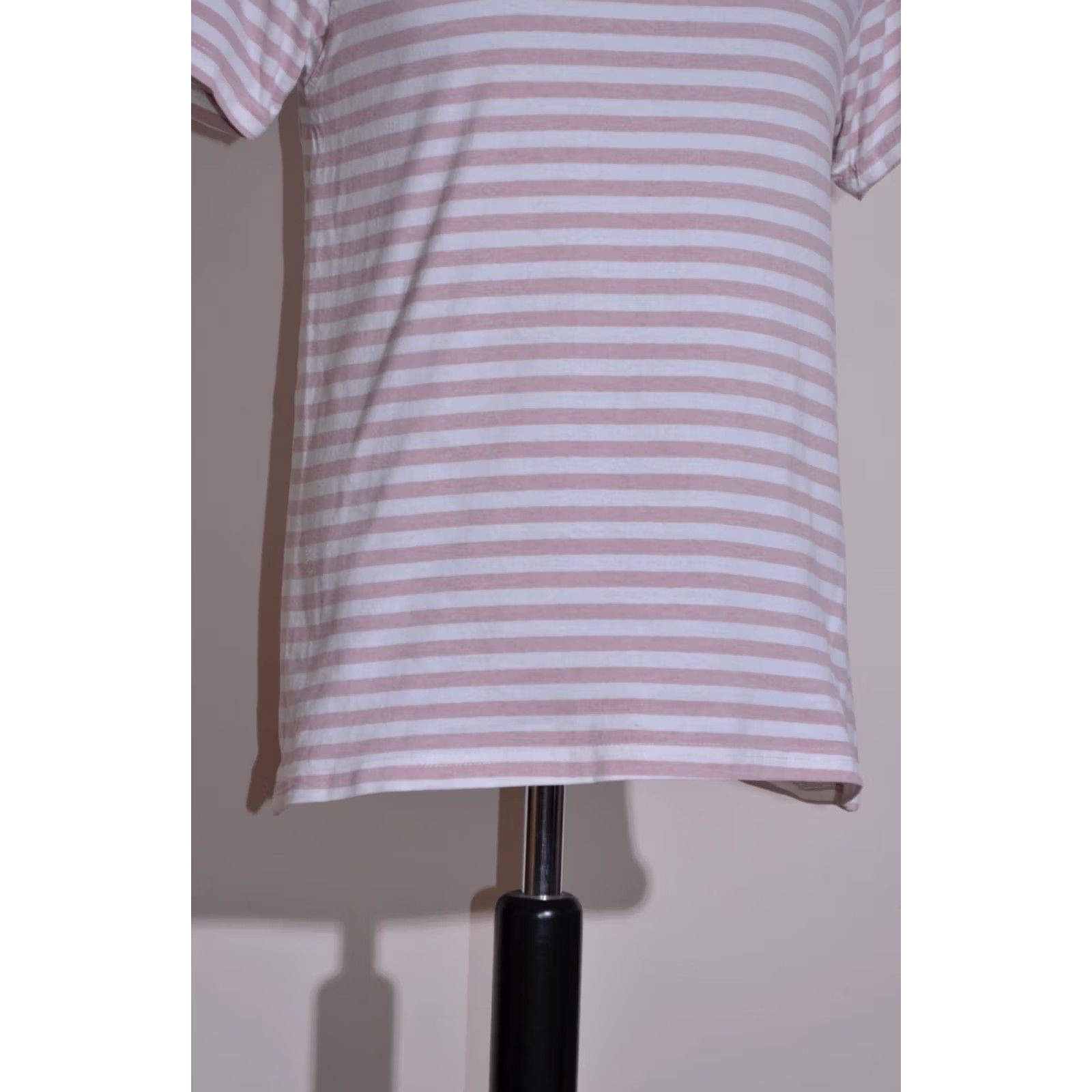 Folk FOLK Shirt Mens Striped Short Sleeve Cotton T-Shirt Size M Purple Campaign 3 / M Size US M / EU 48-50 / 2 - 3 Thumbnail