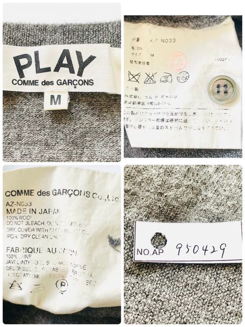 Comme des Garcons Comme Des Garcons Classic wool cardigan with diagonal butt Size M / US 6-8 / IT 42-44 - 8 Thumbnail