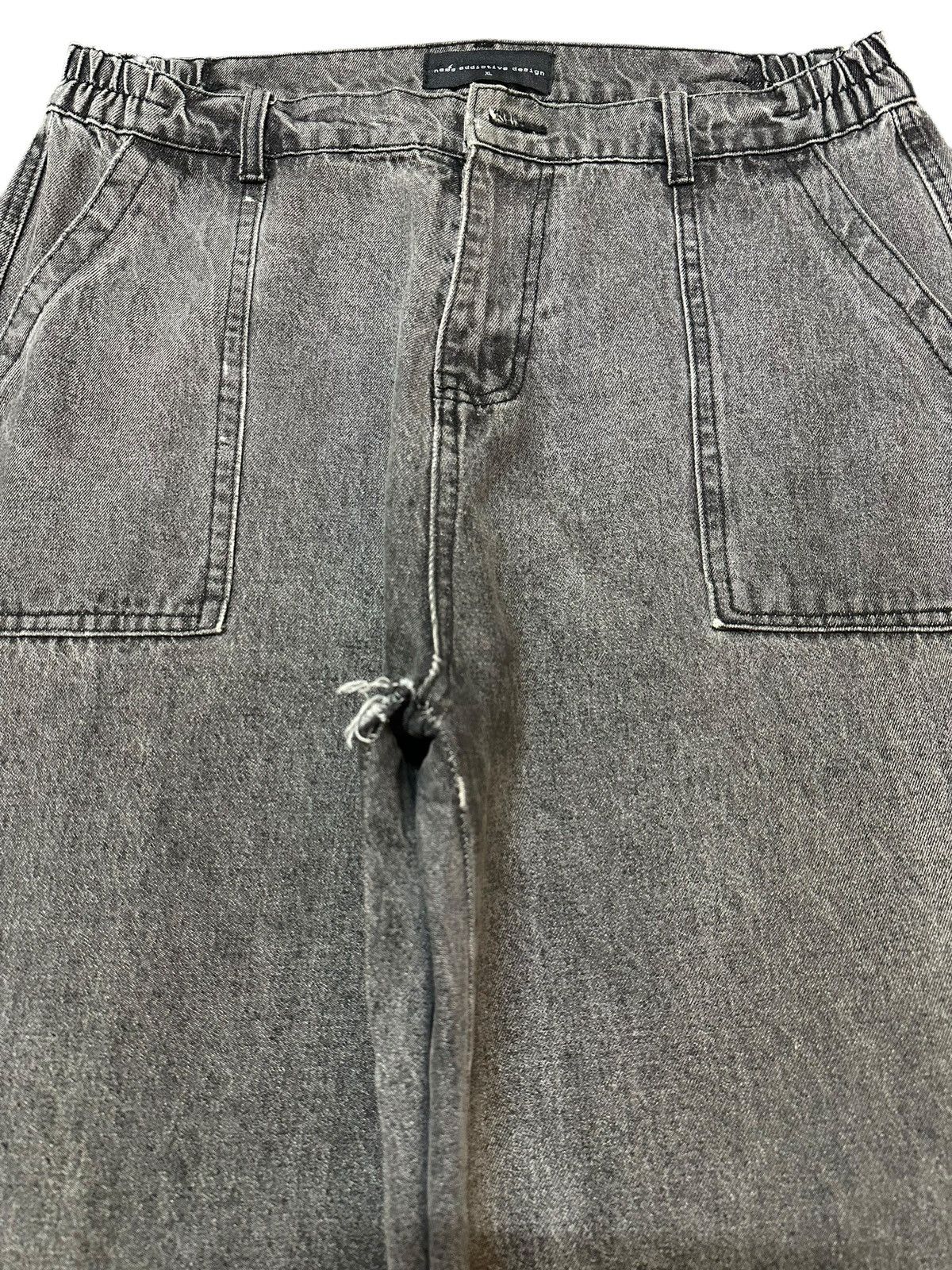 Fubu Vintage Japanese Brand Faded Wash Style Hip Hop Baggy Jeans Size US 33 - 3 Thumbnail