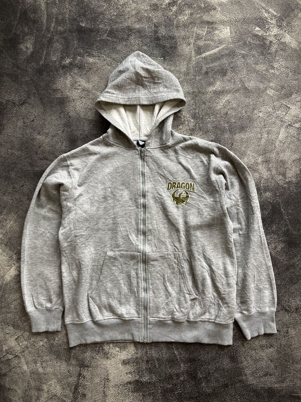 Vintage DRAGON SKATEBOARD Zip Hoodie Size US XL / EU 56 / 4 - 2 Thumbnail