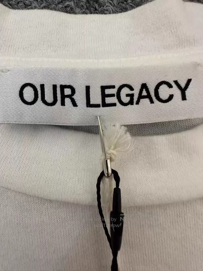 Our Legacy Our Legacy White Printed Long-Sleeve Top Size US M / EU 48-50 / 2 - 5 Thumbnail