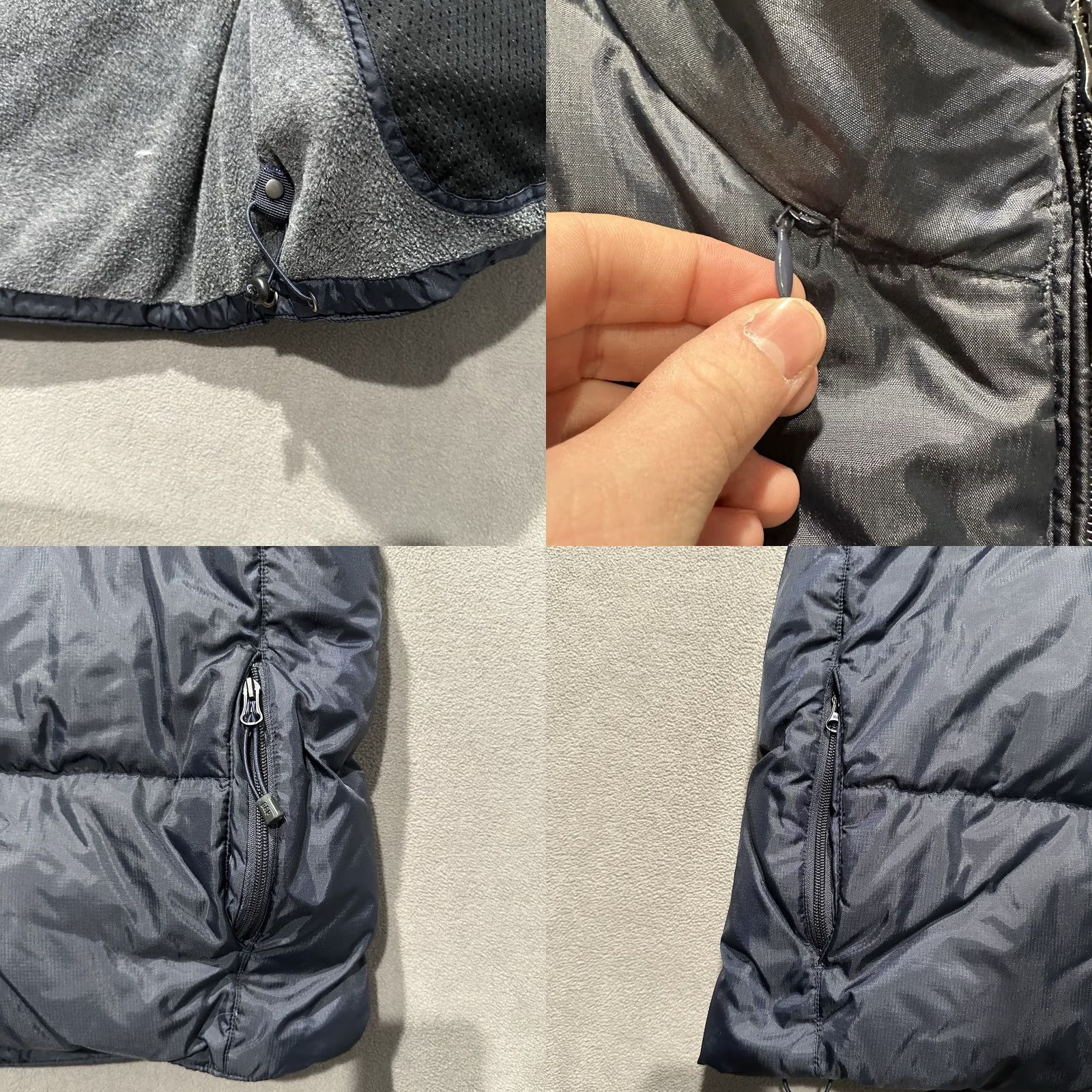 Gap VINTAGE Gap Vest Jacket Men XL Navy Puffer Lined Full Zip Down Hooded Winter Charm? Size US XL / EU 56 / 4 - 8 Thumbnail