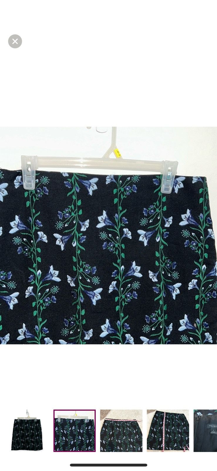 Ann Taylor Ann Taylor floral embroidered skirt size 8 Size 30" / US 8 / IT 44 - 2 Thumbnail