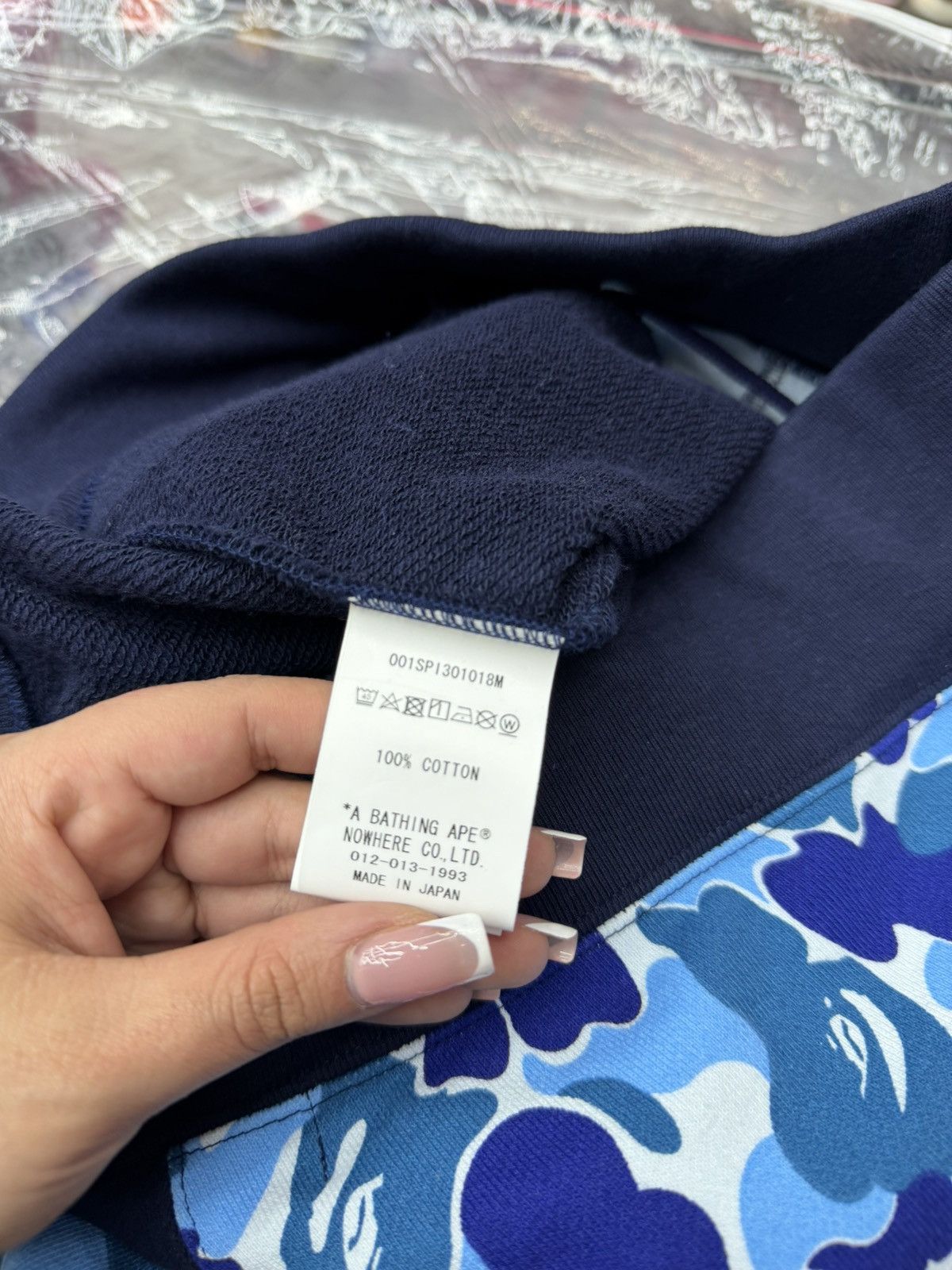 Bape Bape ABC Blue Camo Side Shark Shorts Size US 36 / EU 52 - 7 Thumbnail