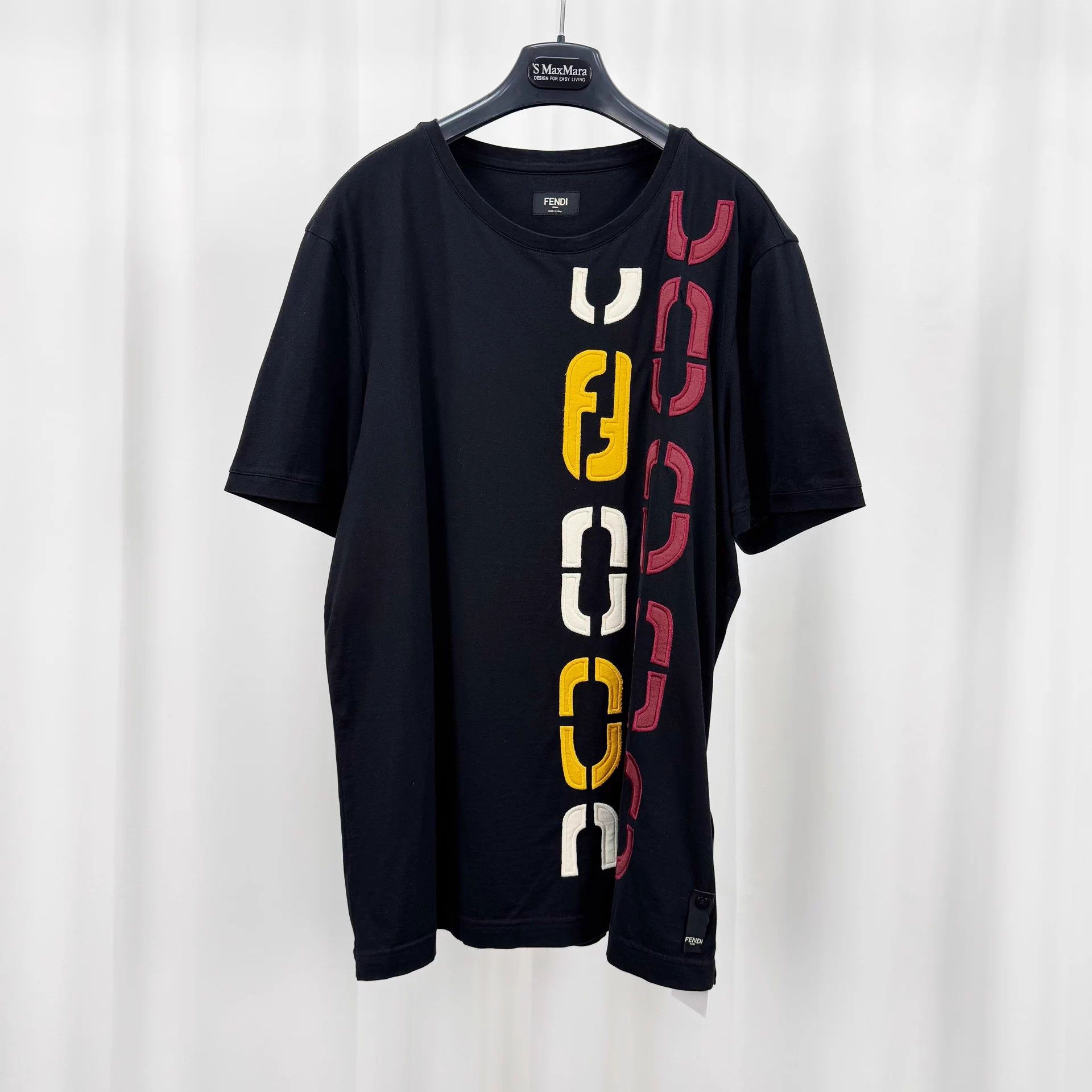 Fendi Fendi Embroidered FF Logo Short Sleeve Tee XL Mint Size XL / US 12-14 / IT 48-50 - 1 Thumbnail