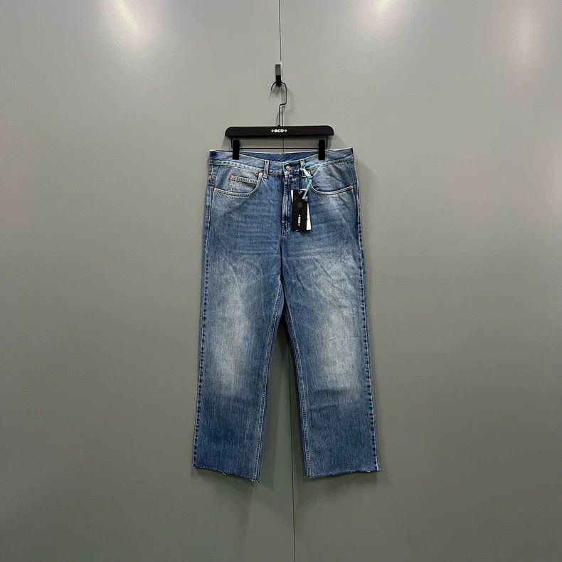 Gucci Gucci Washed Denim Wide-Leg Pants Size 36 - dmc Size US 36 / EU 52 - 1 Thumbnail