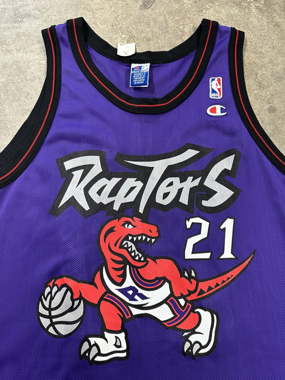 Champion Vintage 90s Champion Camby Toronto Raptors NBA Jersey NWT Size US L / EU 52-54 / 3 - 8 Thumbnail