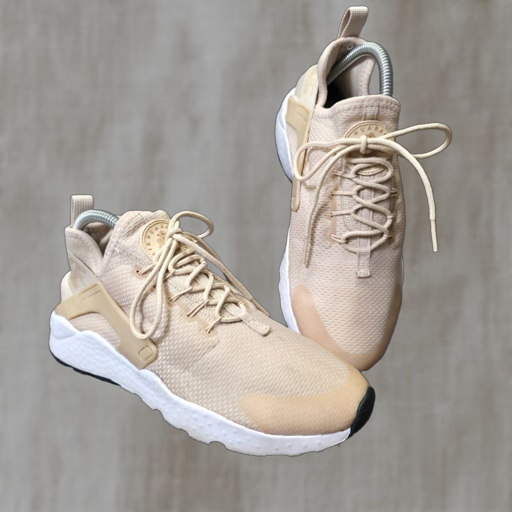 Nike Air Huarache Run Ultra Sneakers Womens Beige Running